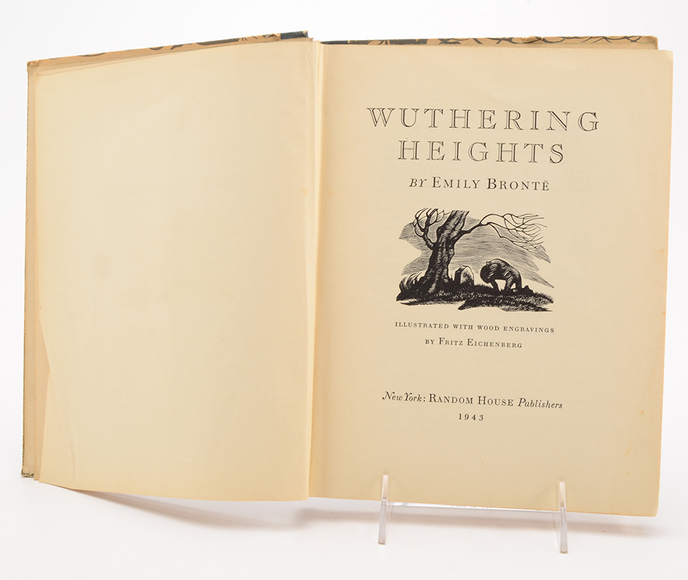 Vintage "Jane Eyre" and "Wuthering Heights"