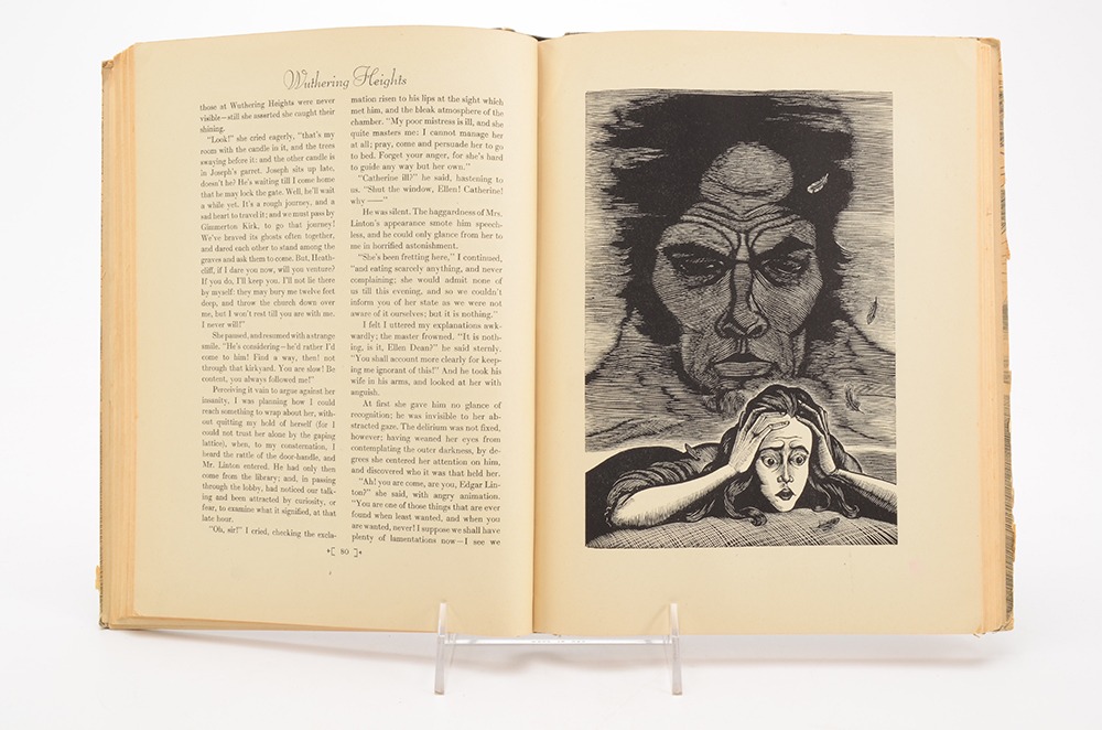 Vintage "Jane Eyre" and "Wuthering Heights"