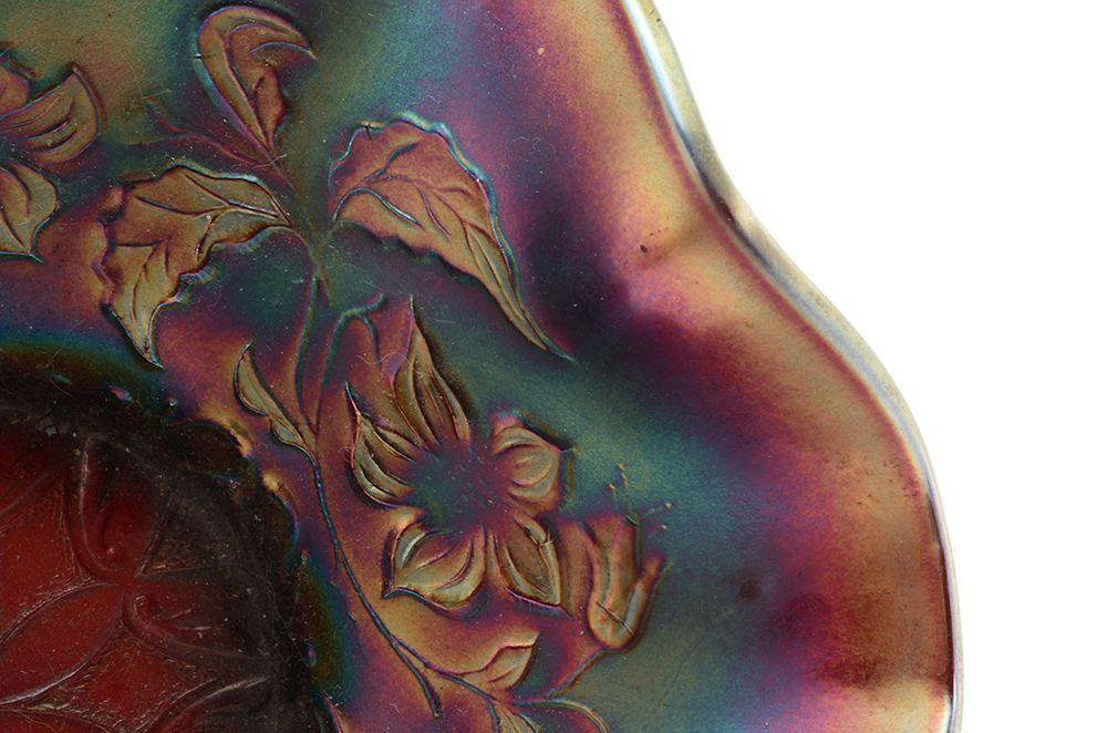 Two Carnival Glass Bowls, including Fenton