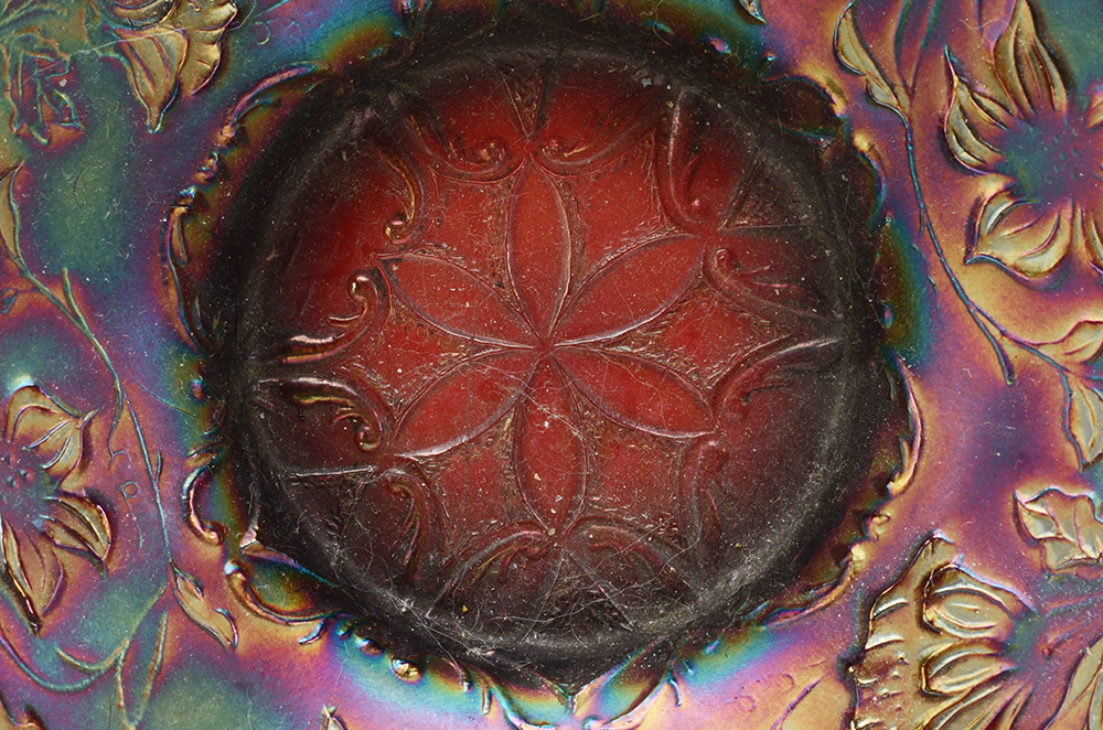 Two Carnival Glass Bowls, including Fenton