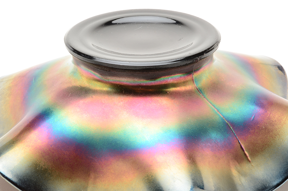 Two Carnival Glass Bowls, including Fenton