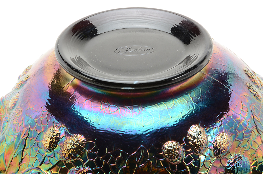 Two Carnival Glass Bowls, including Fenton