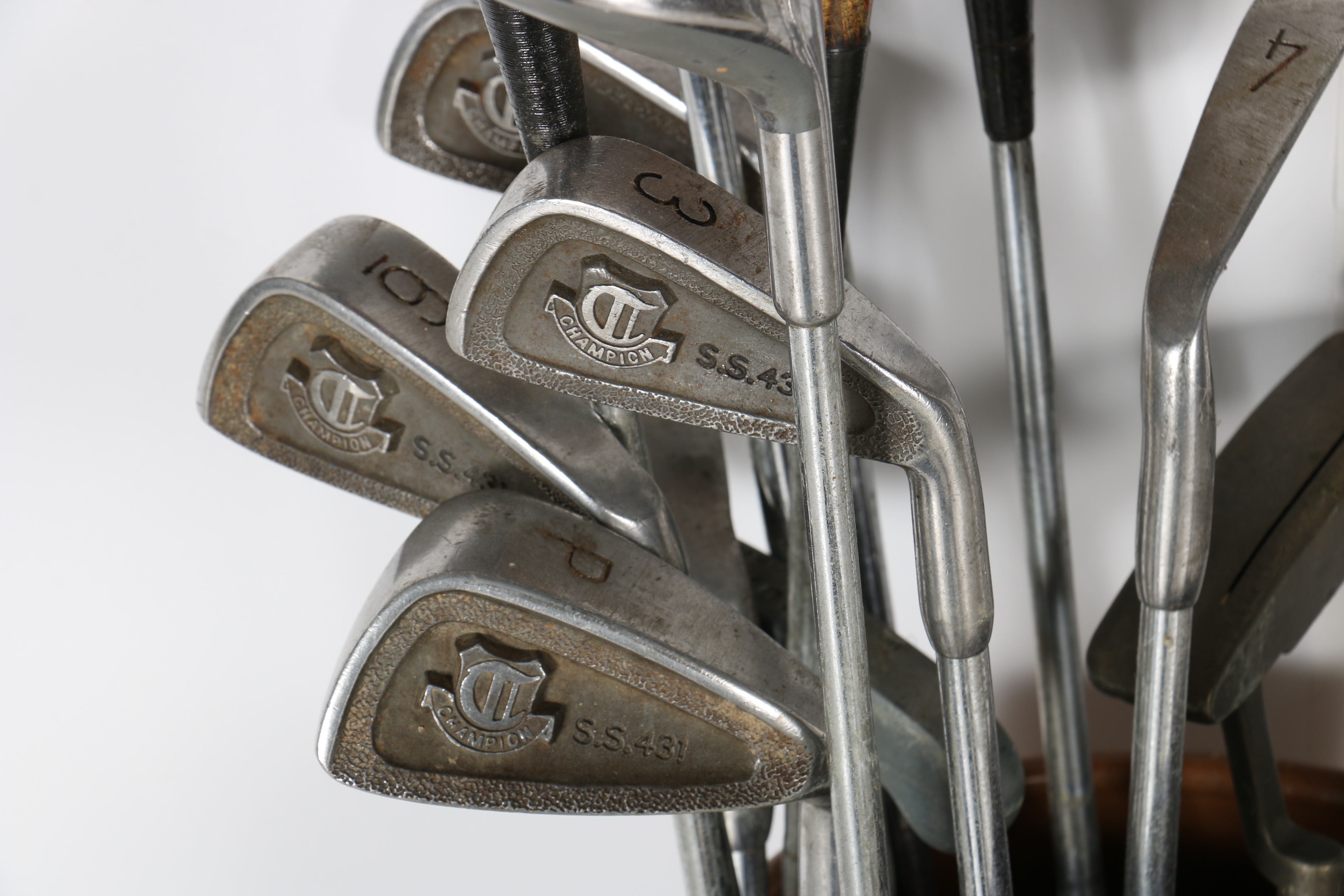 Westchester Golf Bag With Champion Iron Set and Assorted Drivers