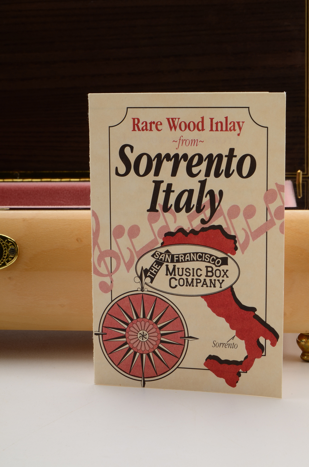 Inlaid Wood Musical Jewelry Box