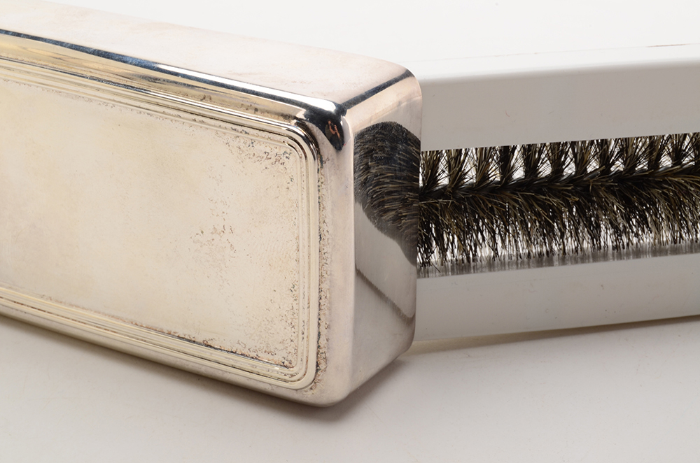 Italian Silver Plate Crumb Brush