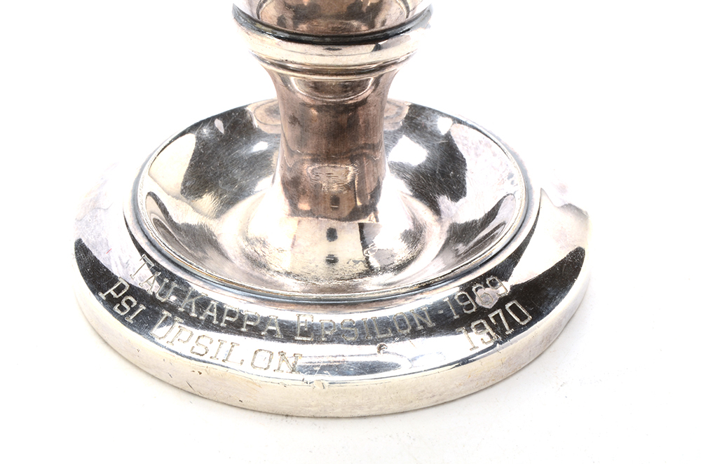 Engraved Silver Plate Trophy