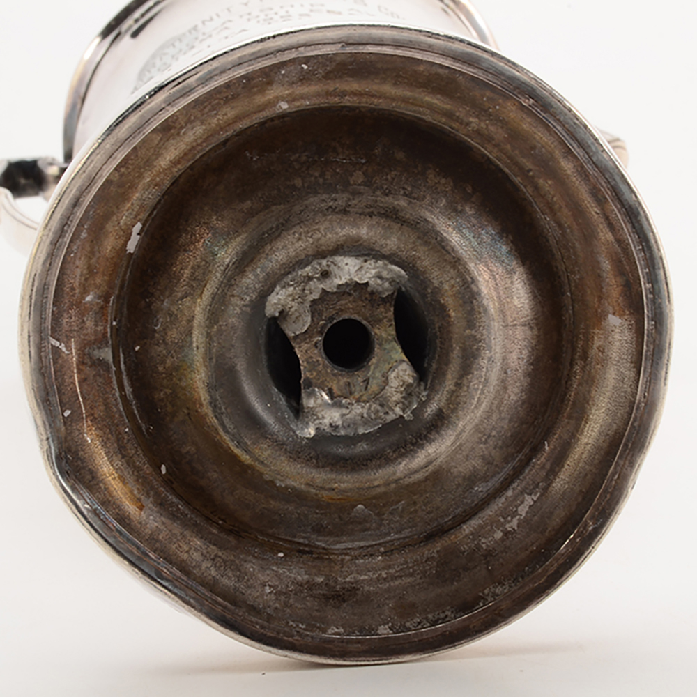 Engraved Silver Plate Trophy