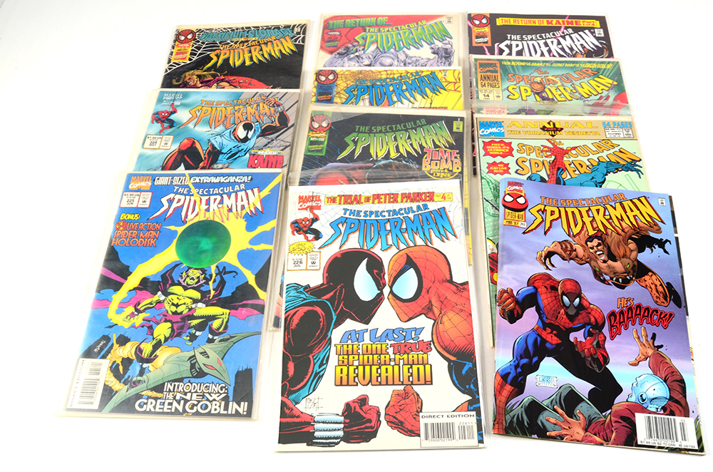 Spider-Man with “Spectacular” Issue 200 and “Sensational” Issue 0