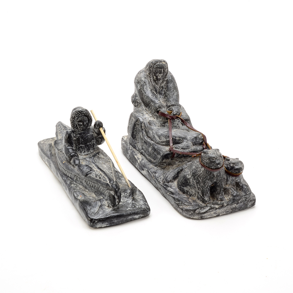 Soapstone Carvings of Eskimos