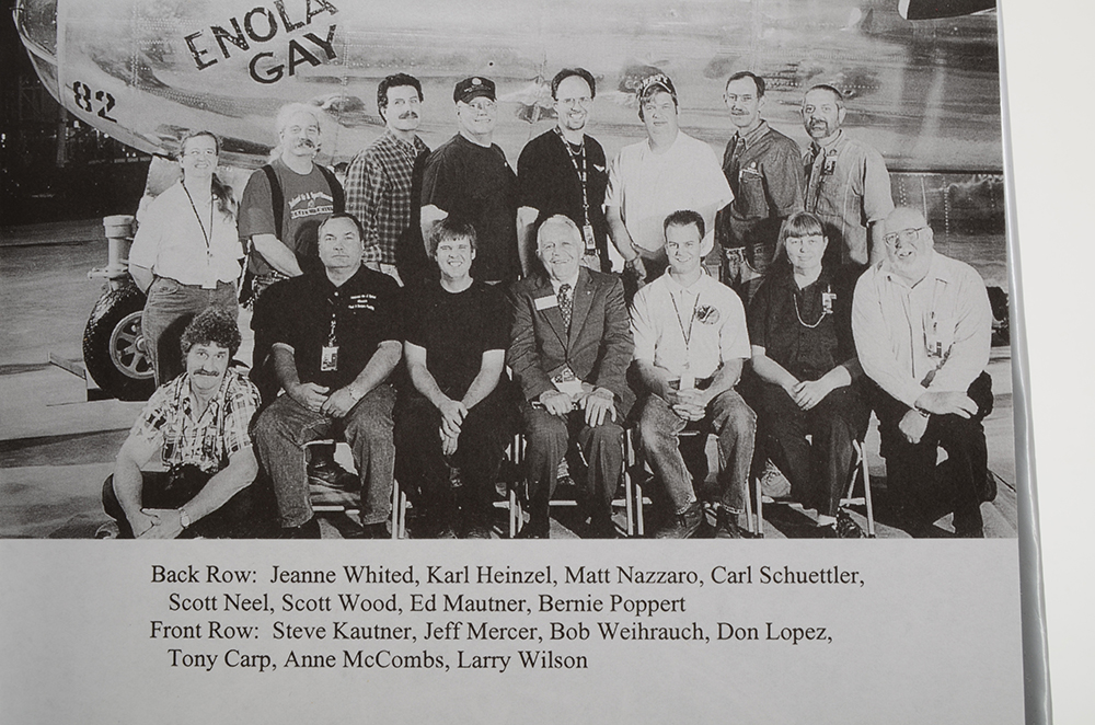 "Return of the Enola Gay" Signed by Theodore Van Kirk