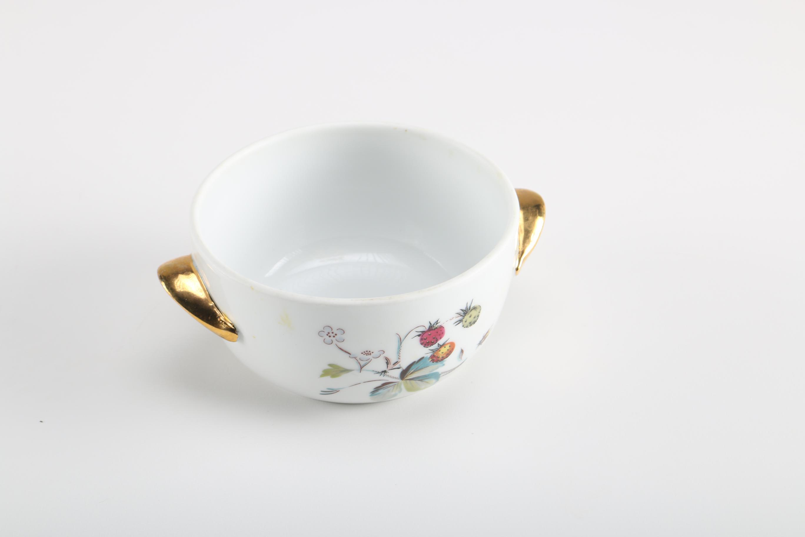 Two Royal Worcester Porcelain Bowls