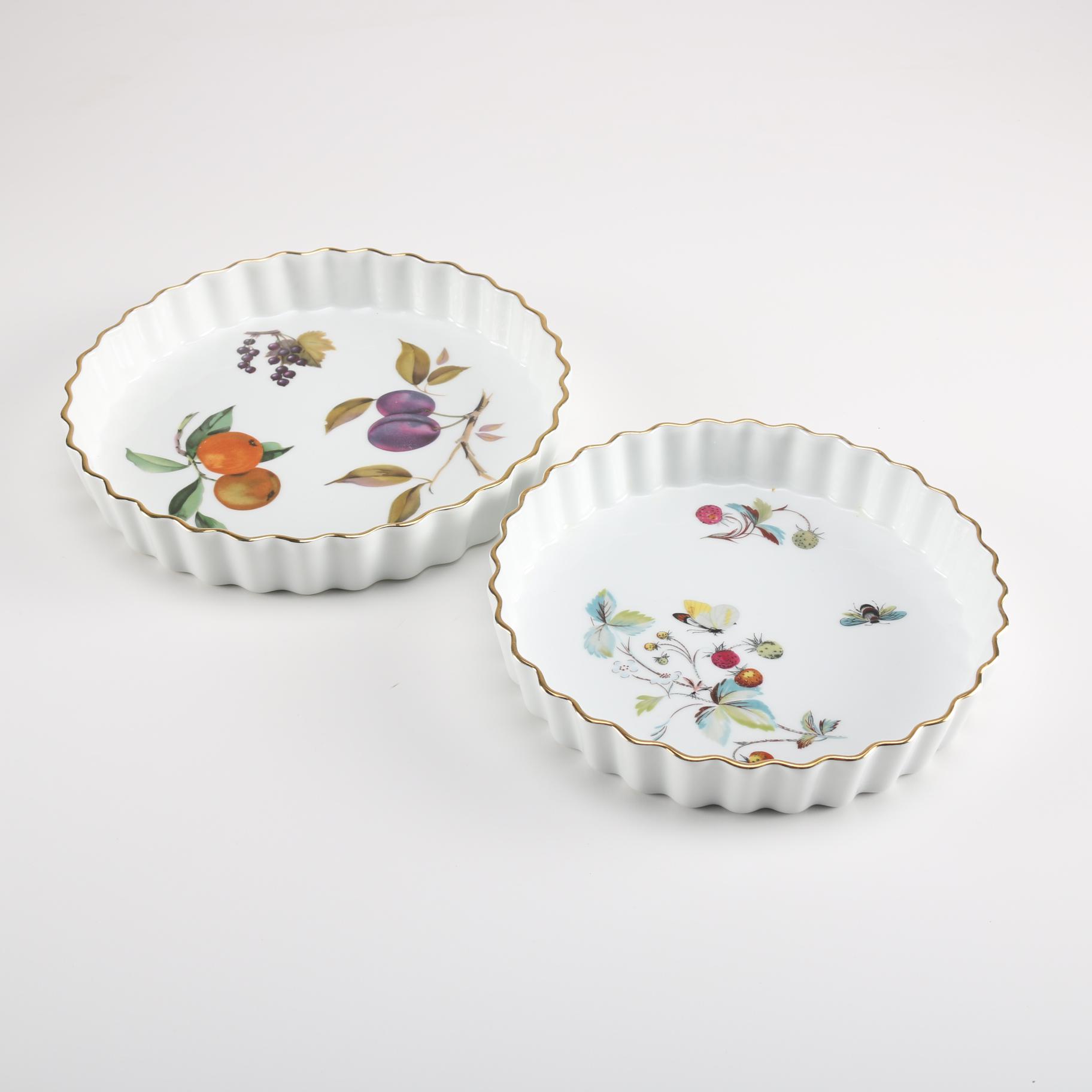 Royal Worcester Quiche Dishes