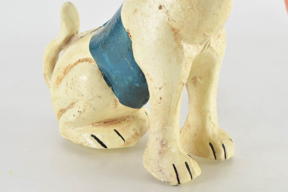 Vintage Cast Iron Dog Doorstop