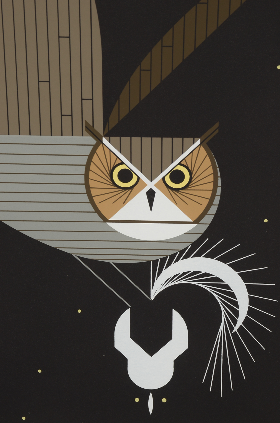 Charley Harper Signed Limited Edition Serigraph "Pfwhoooooooooo!"