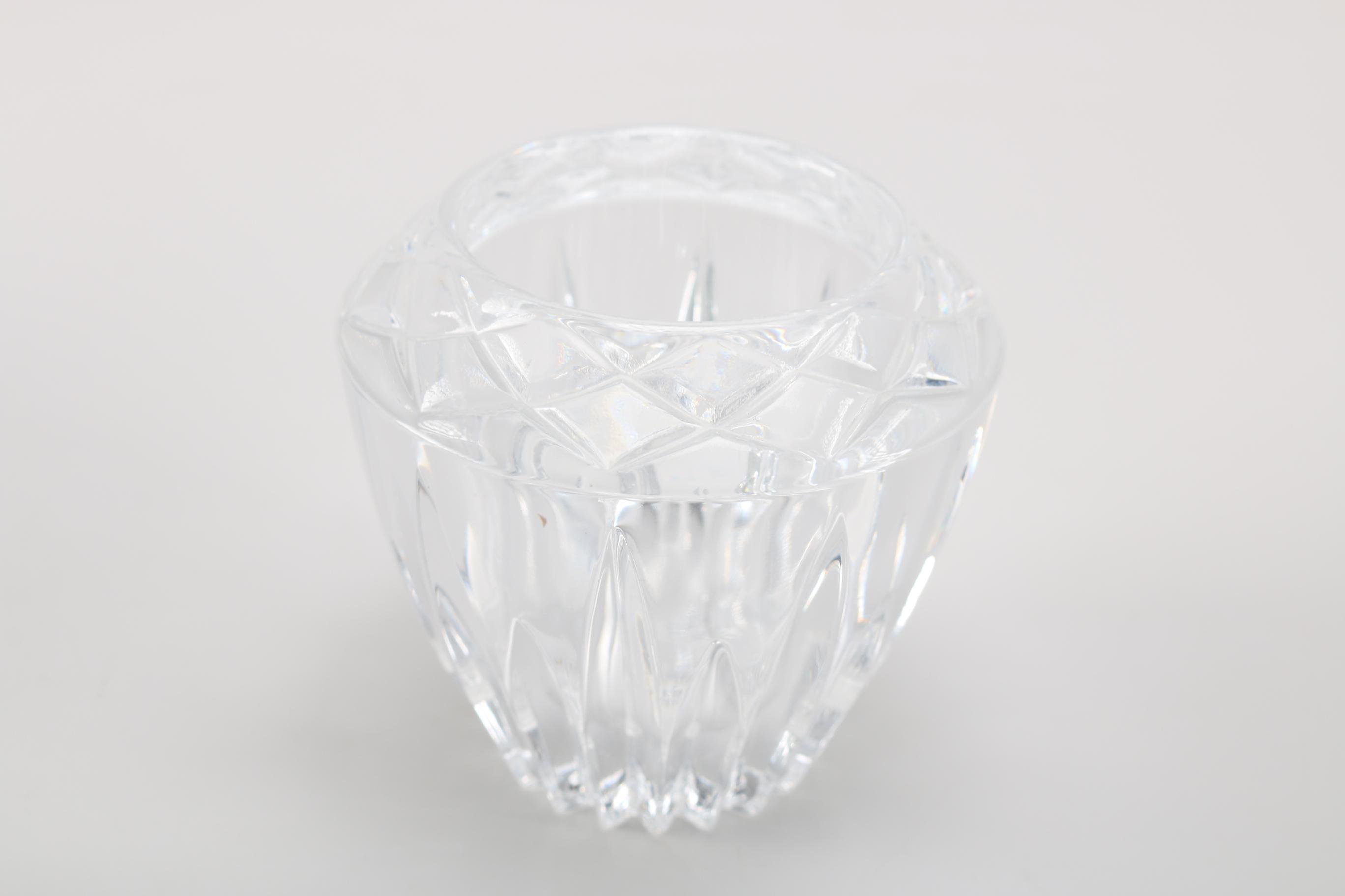 Cut Crystal Candle Holders