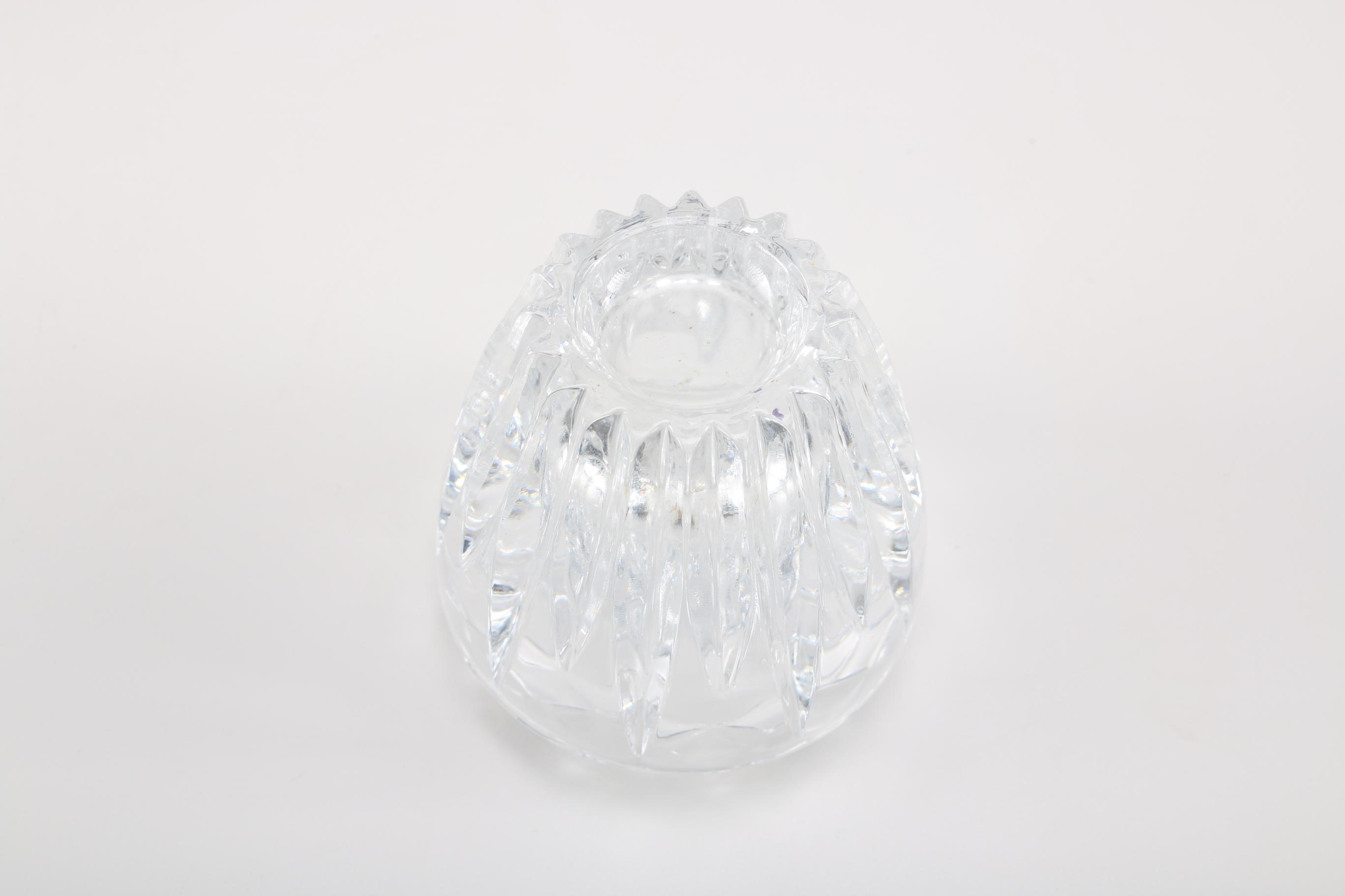 Cut Crystal Candle Holders