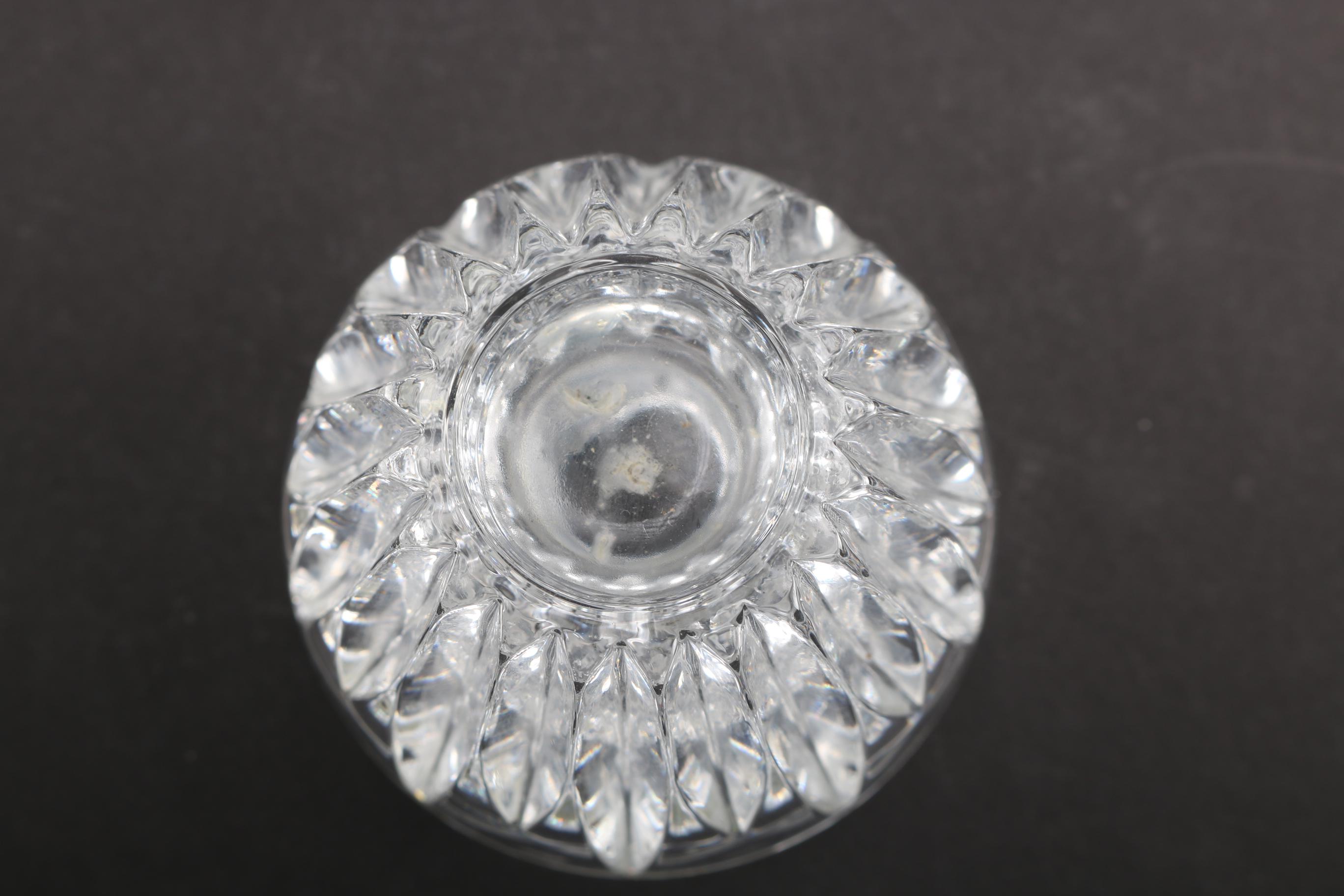 Cut Crystal Candle Holders