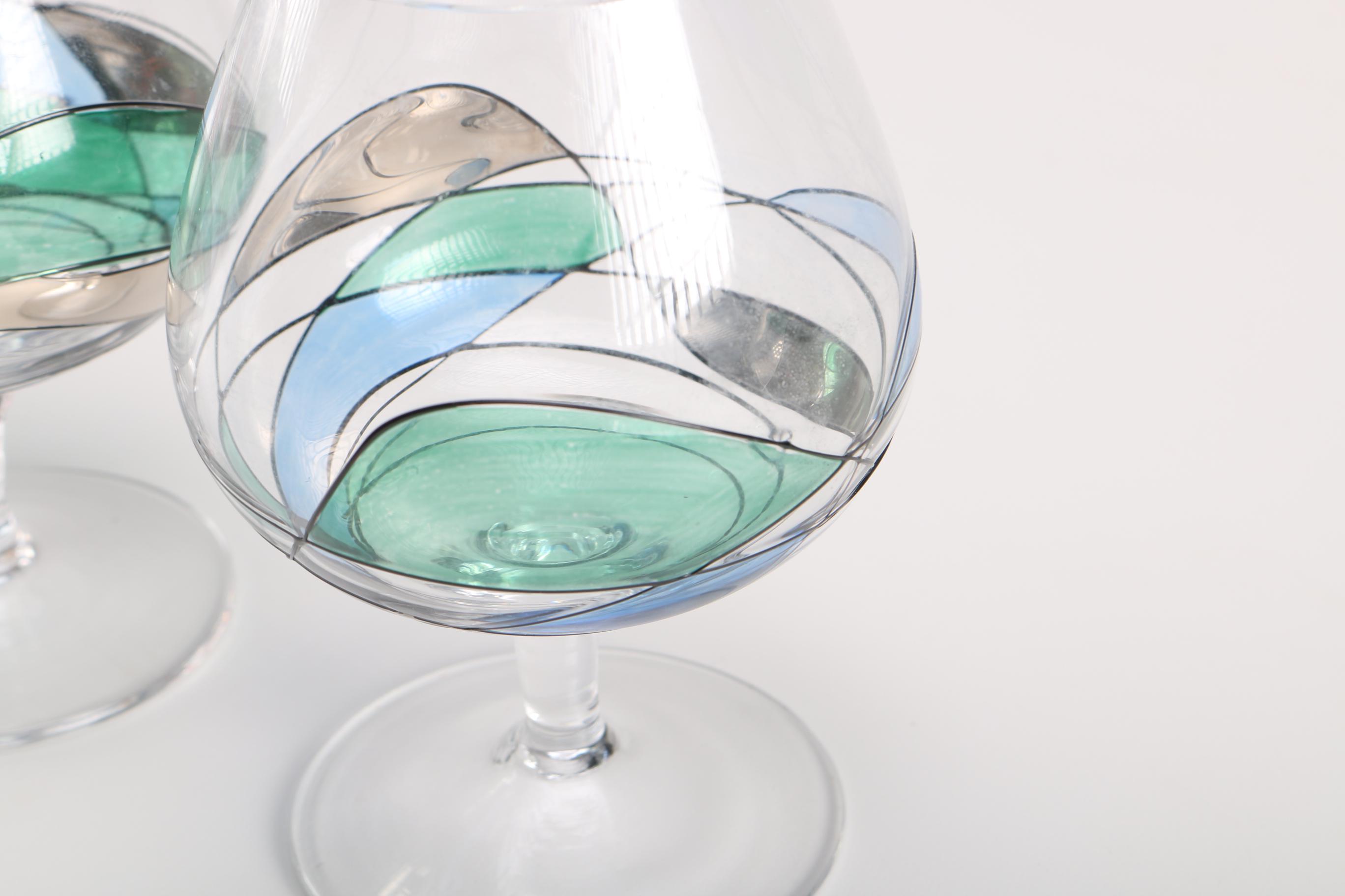 Crystal Artistic Brandy Snifters