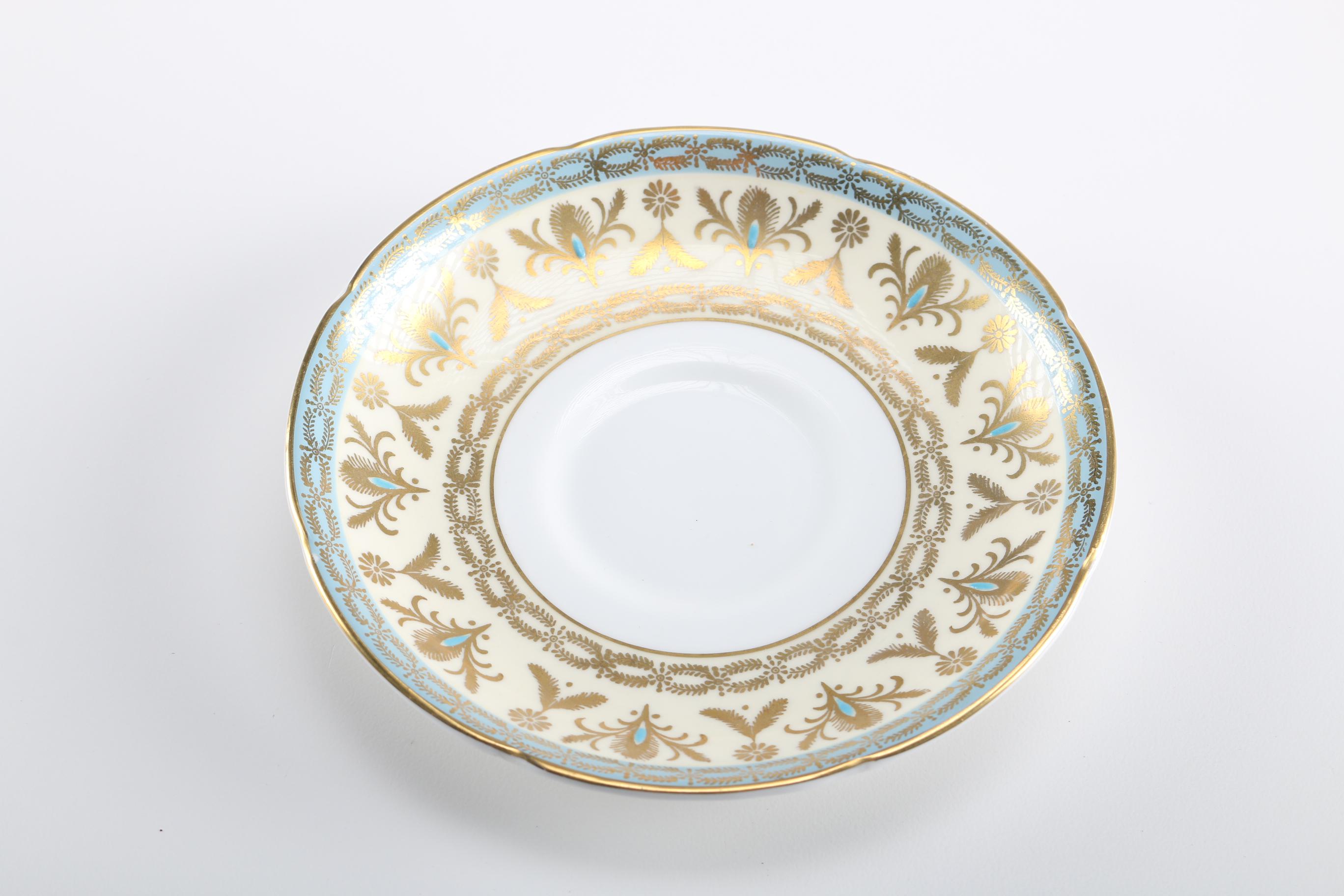 Collection of English Bone China Tea Cups and Saucers