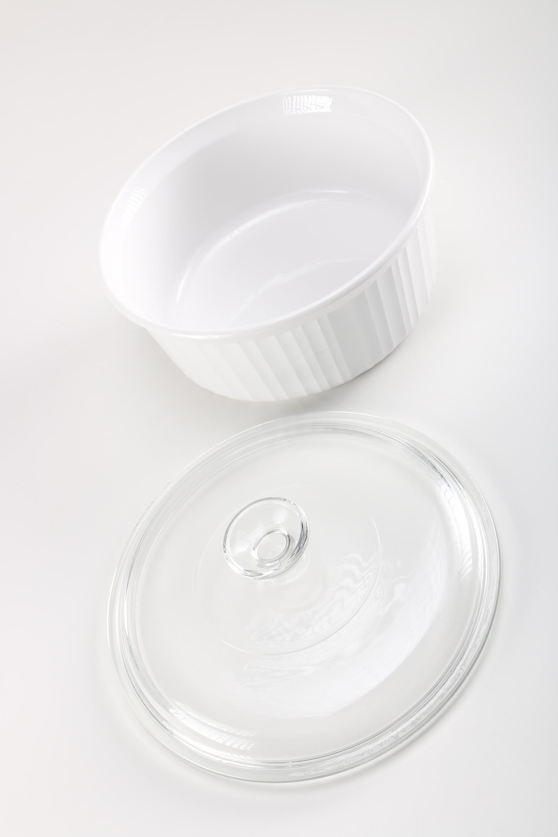 Corningware "French White" Glass Baking Dishes