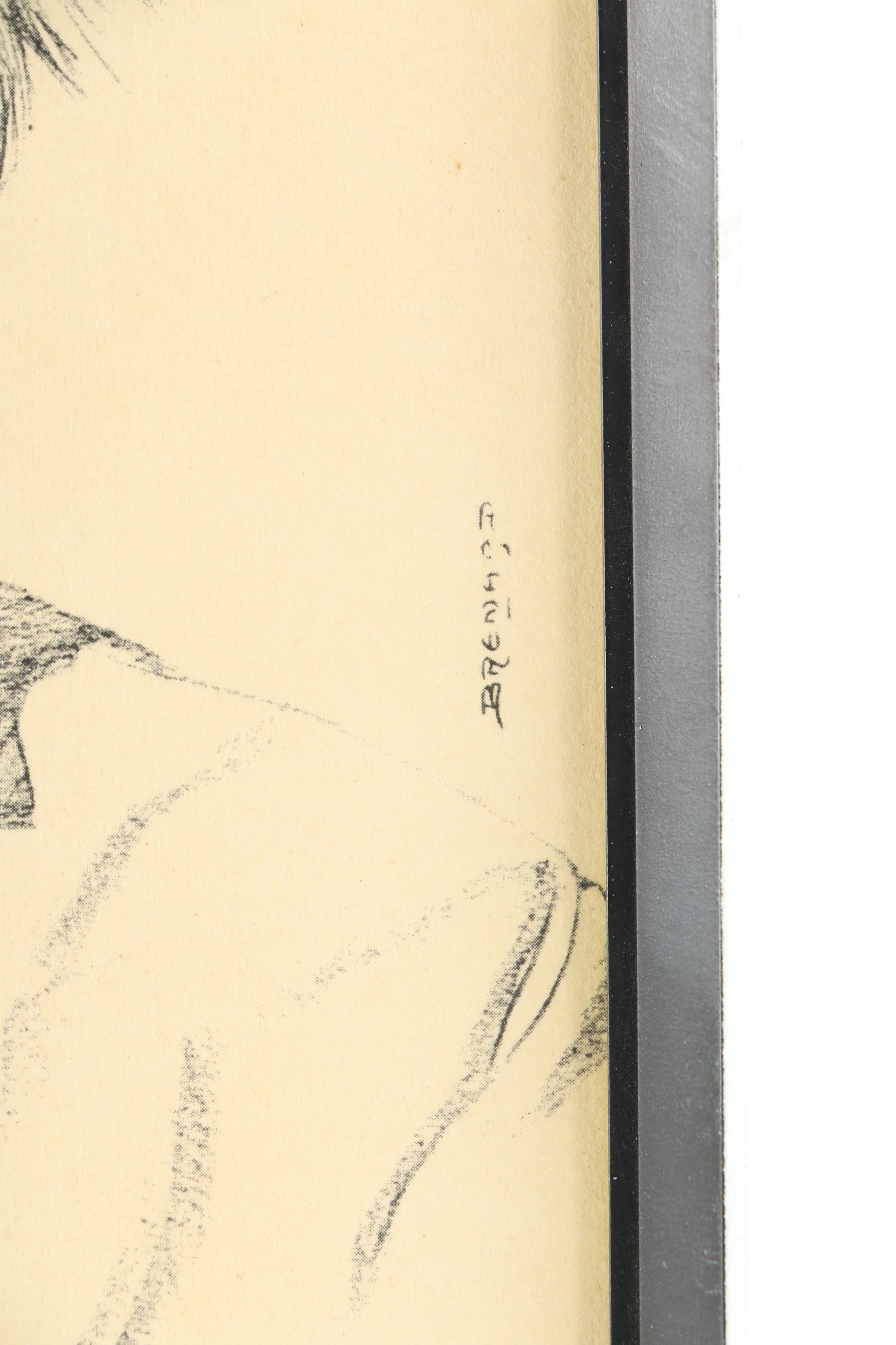 After Bernard Chantler Lithographs