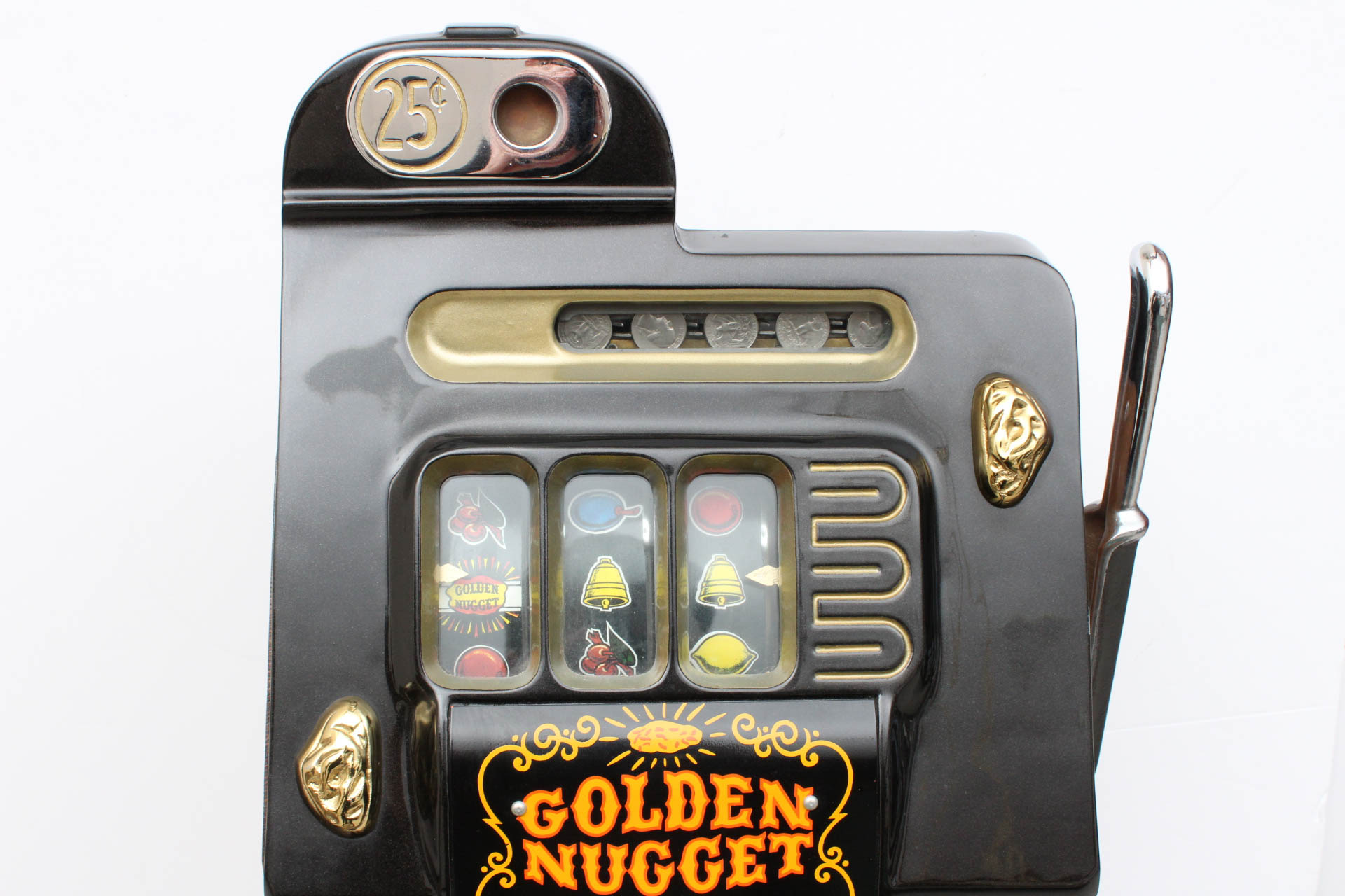 Replica Golden Nugget Slot Machine and Cabinet