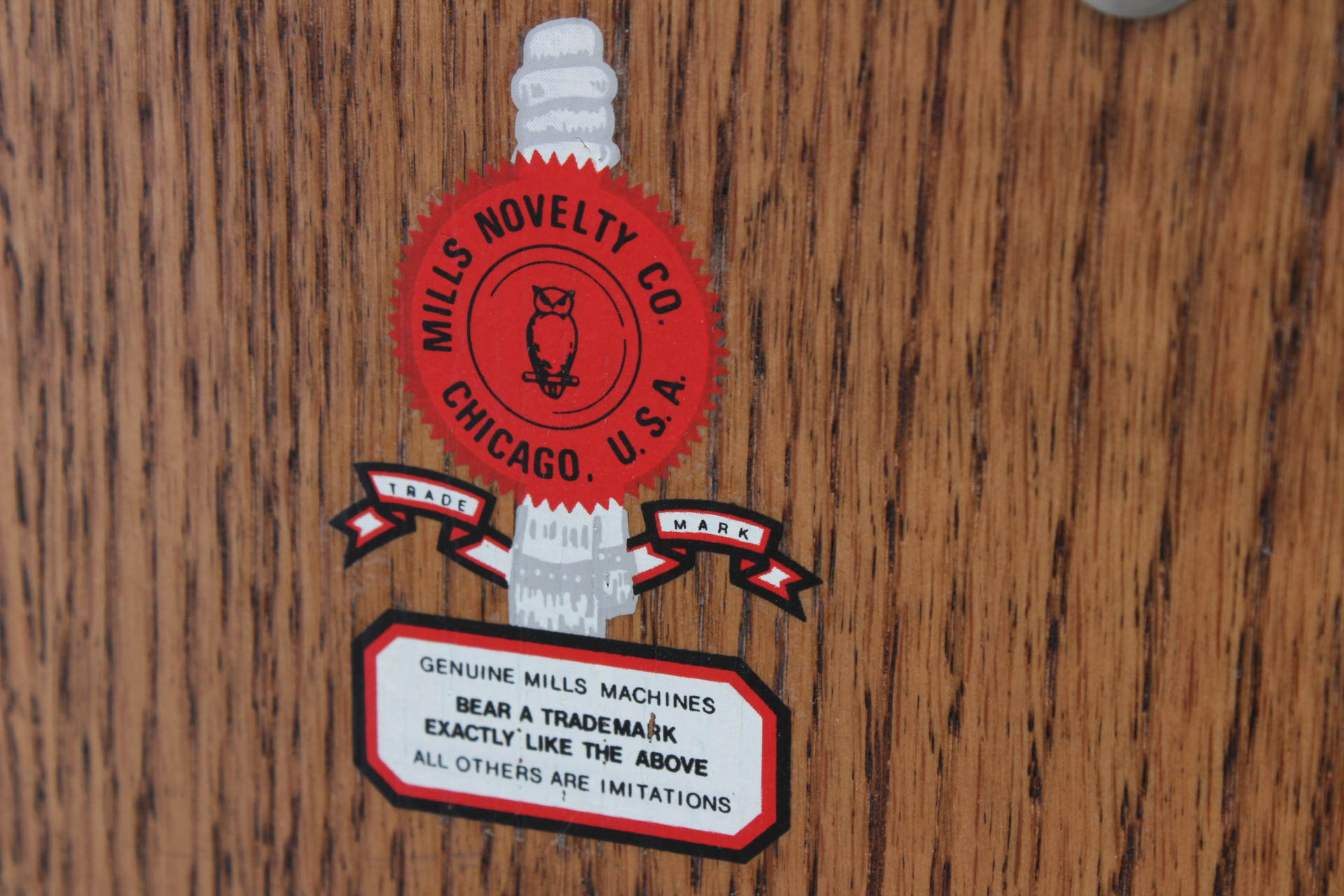 Replica Golden Nugget Slot Machine and Cabinet