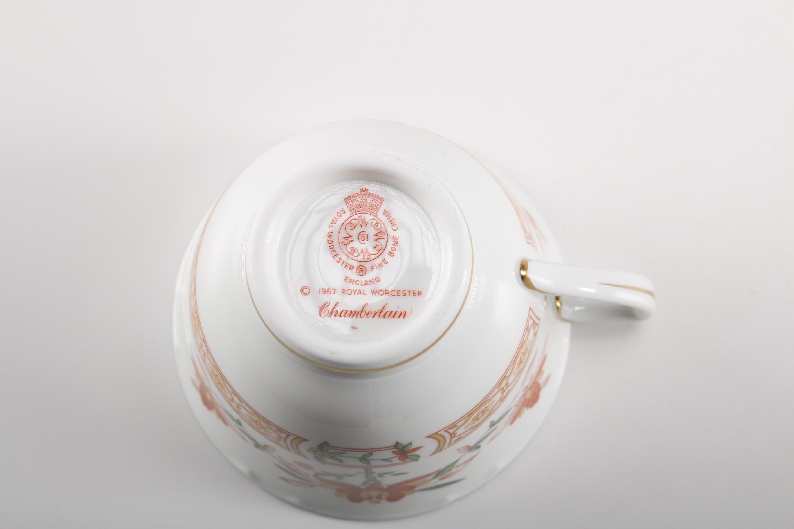 Royal Worcester "Chamberlain" Tea Set