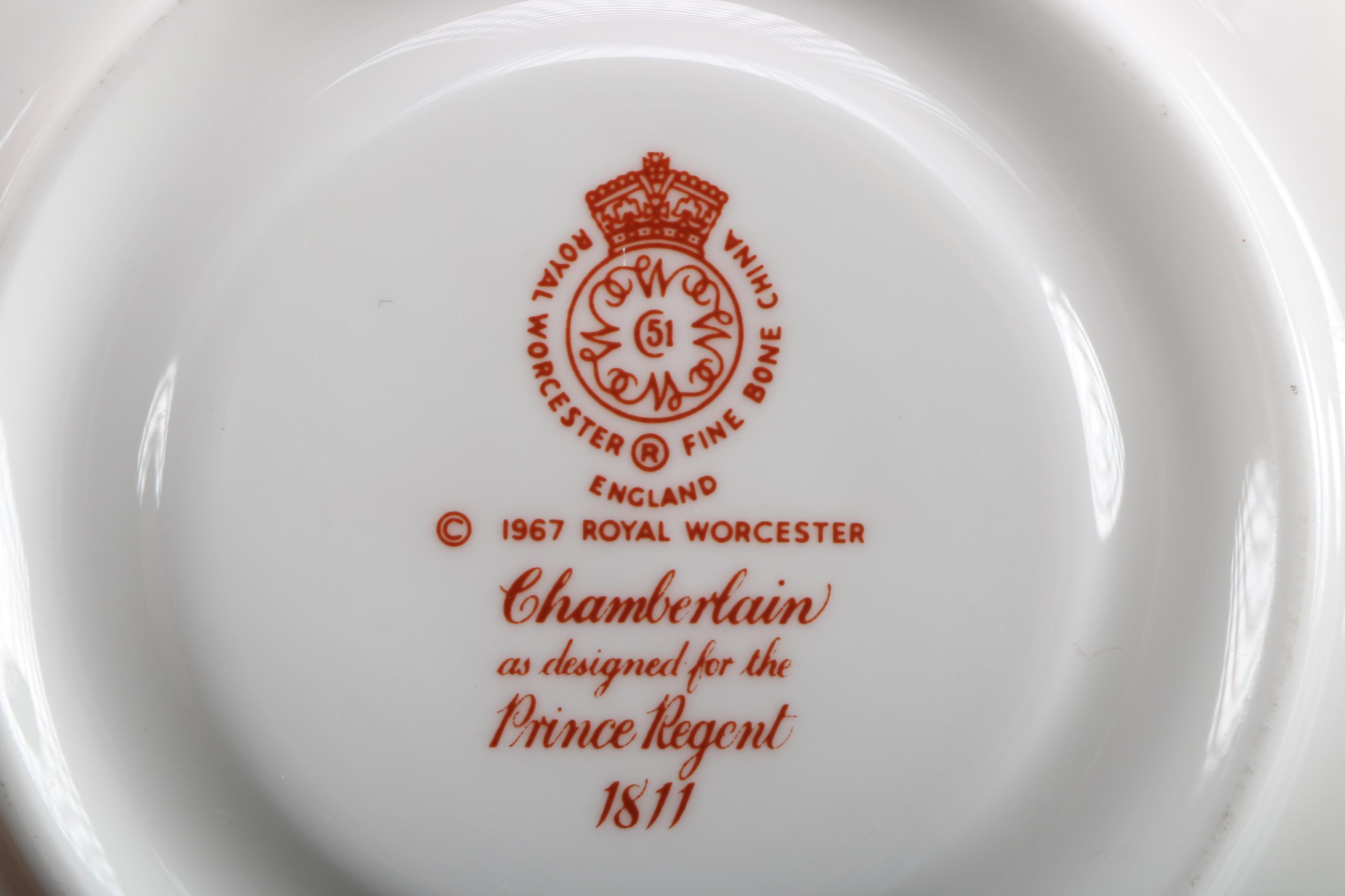 Royal Worcester "Chamberlain" Tea Set