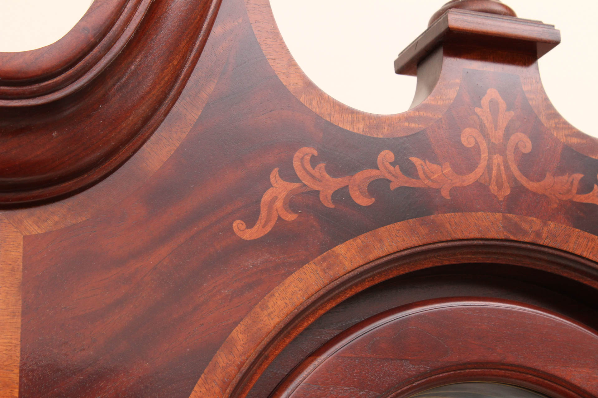 Howard Miller "Ambassador" Mahogany and Cherry Grandfather Clock