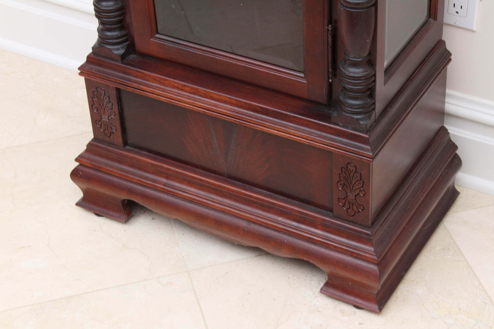 Howard Miller "Ambassador" Mahogany and Cherry Grandfather Clock