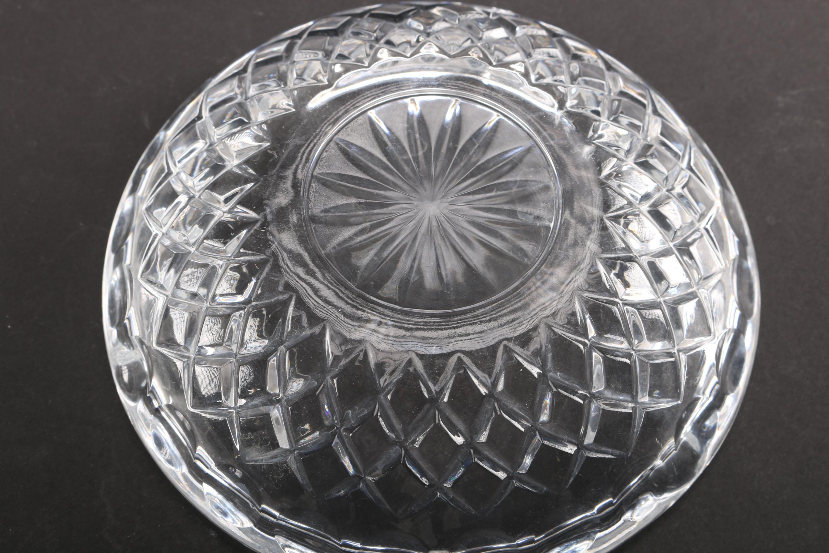 Selection of Crystal Dishes
