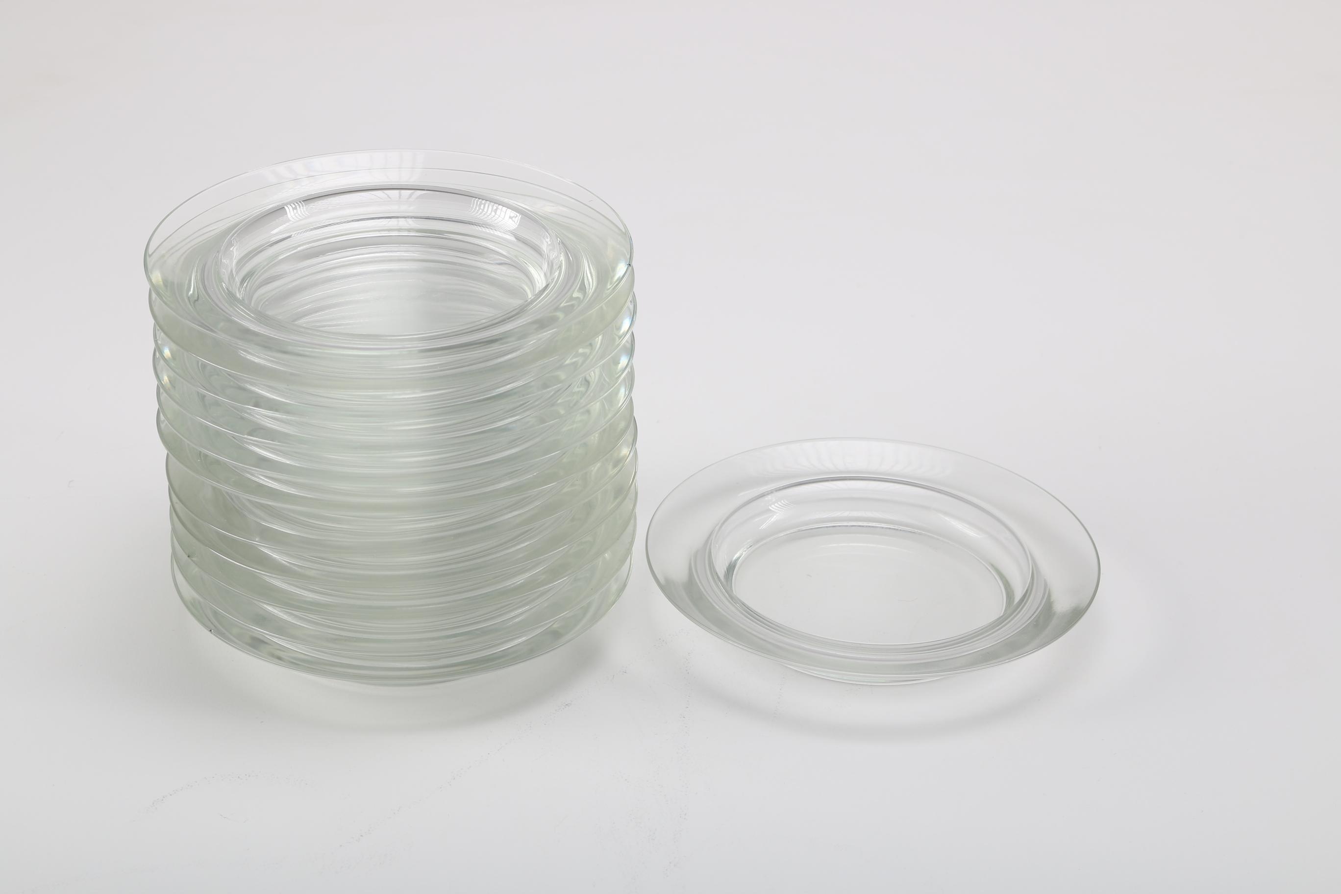 Clear Glass Bowls and Dessert Plates