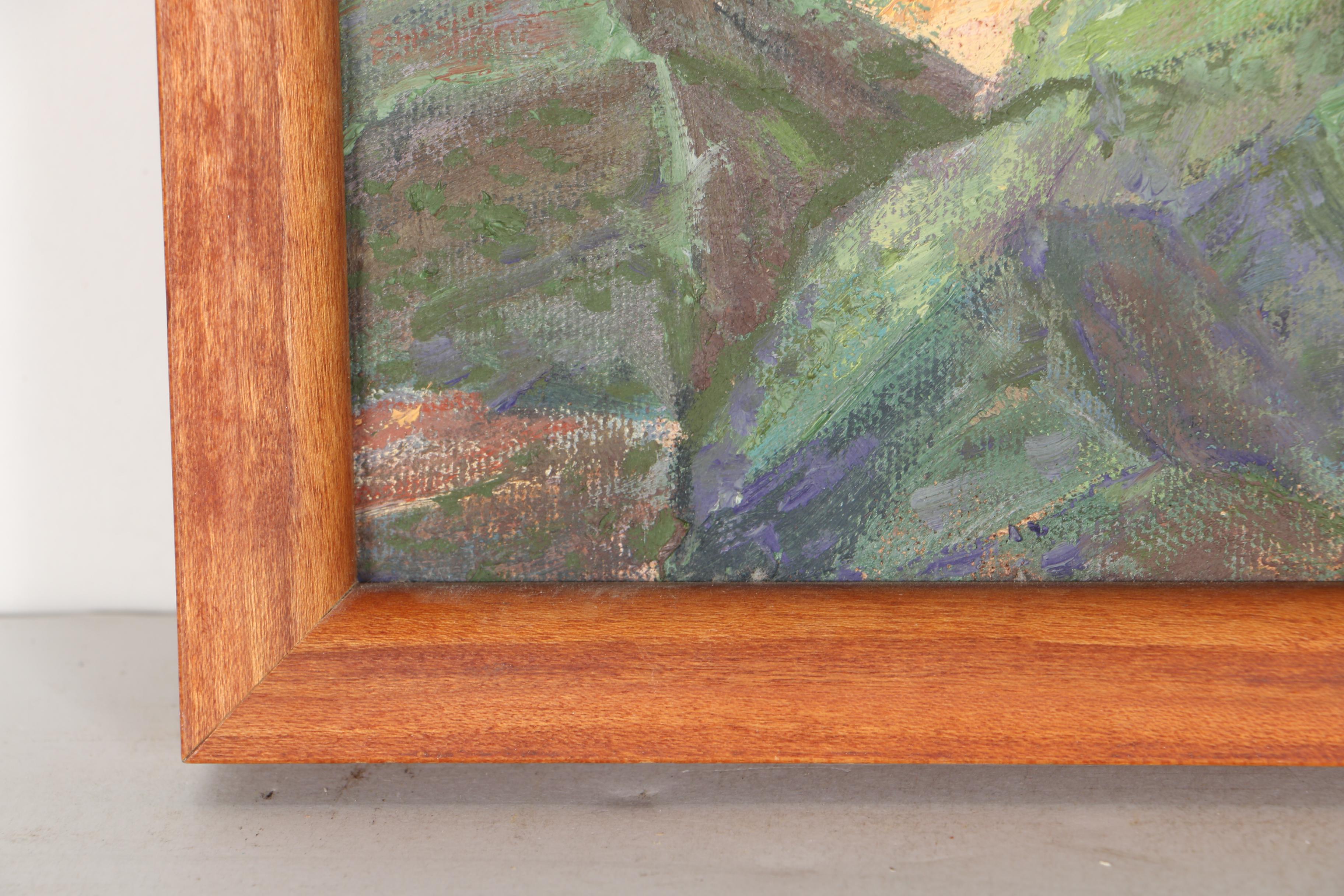 A.J. Steiner Oil on Paper American West Horses