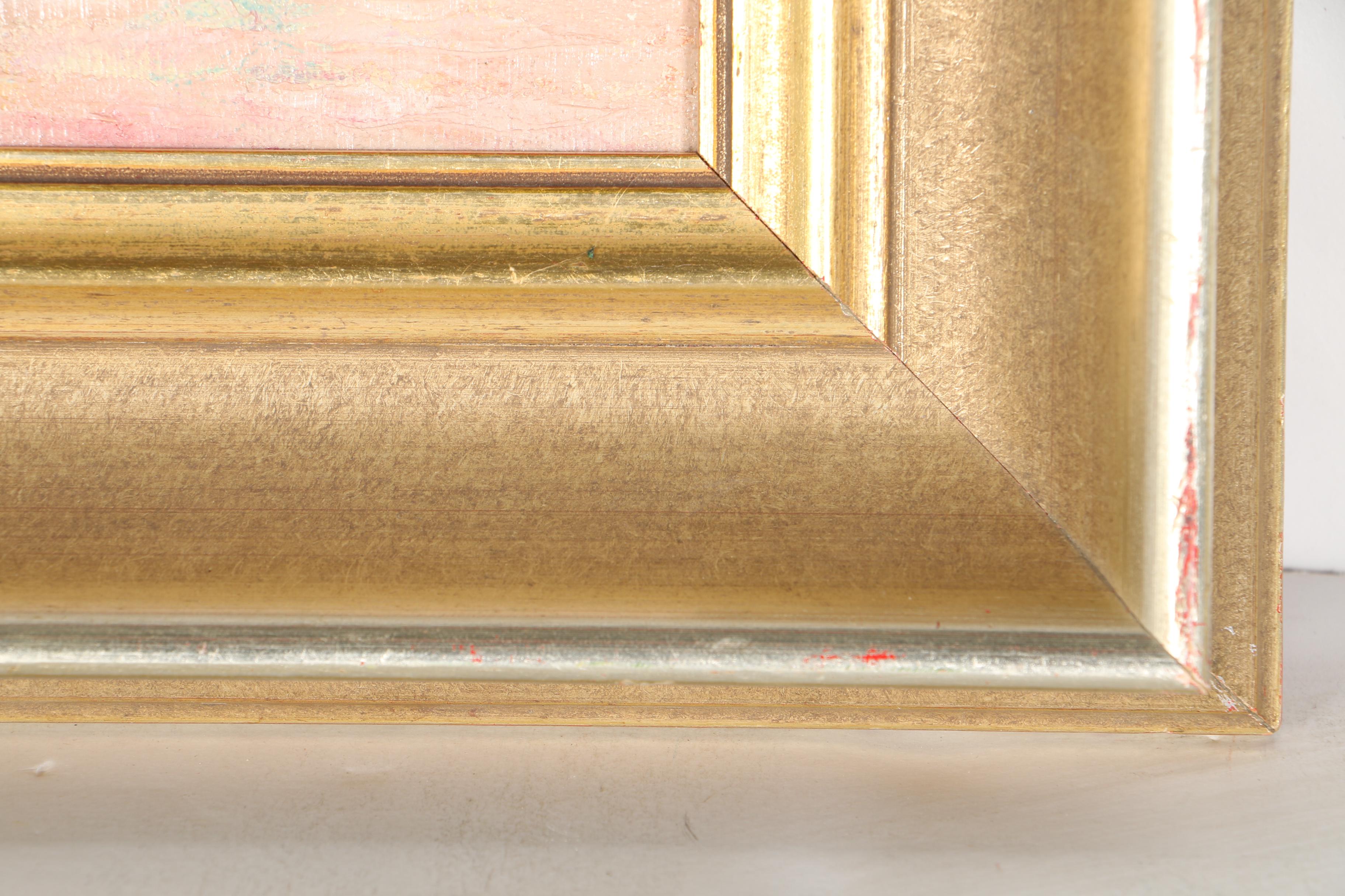 A.J. Steiner Oil on Paper American West Horses