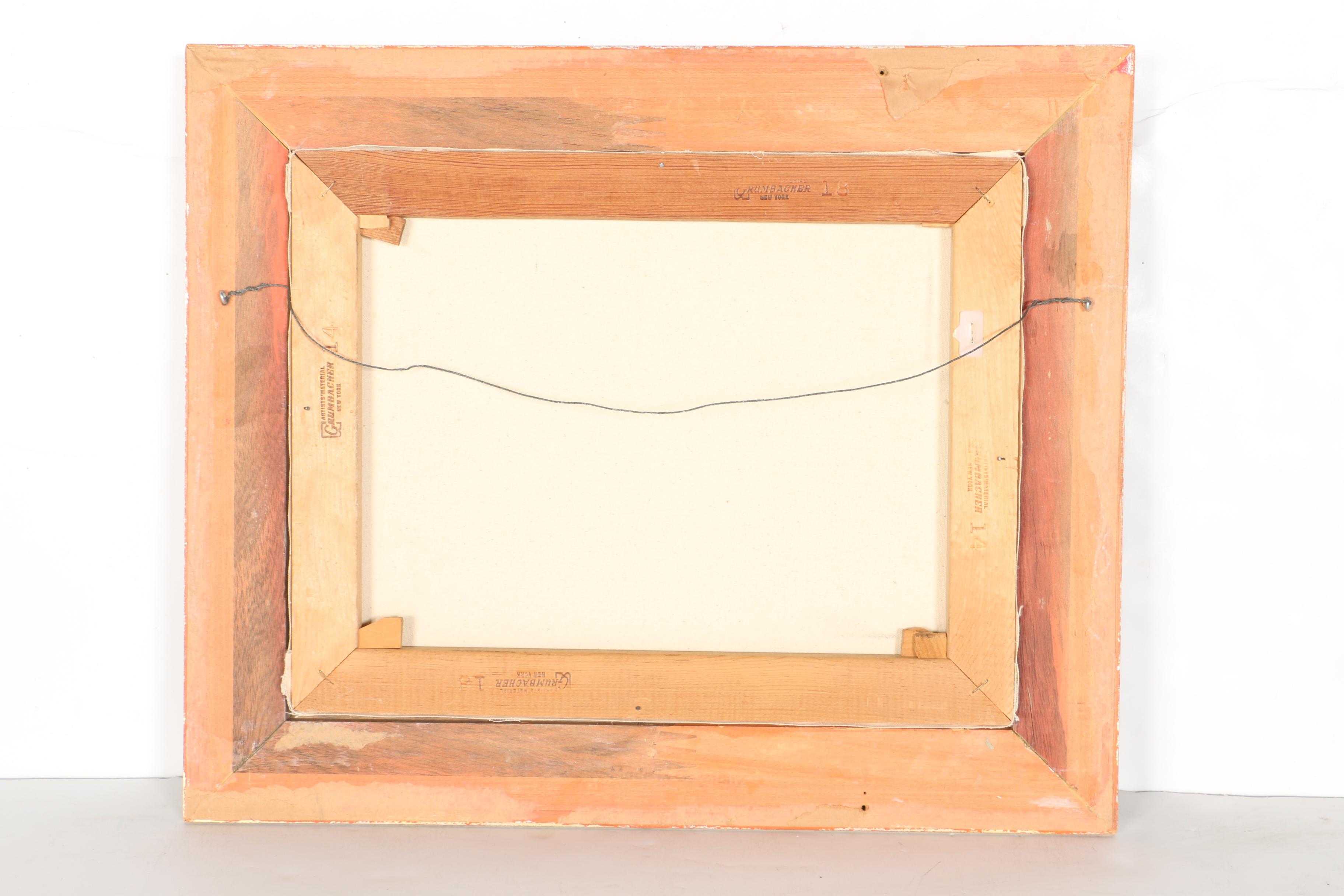 A.J. Steiner Oil on Paper American West Horses