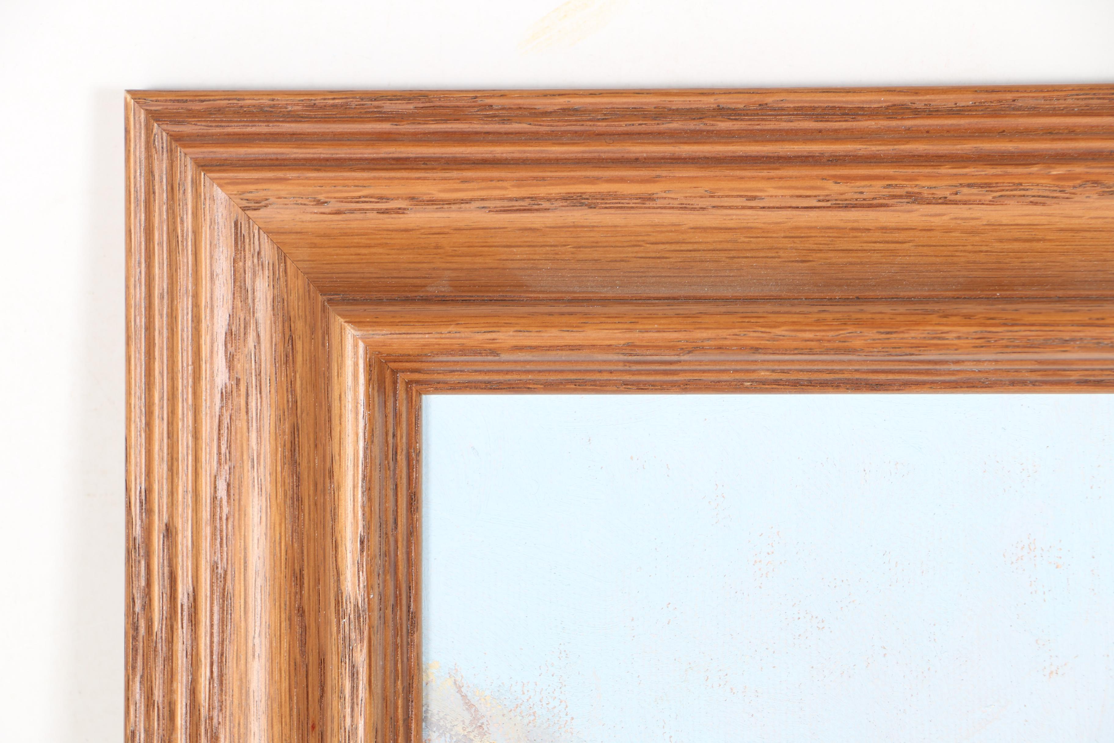 A.J. Steiner Oil on Paper American West Horses