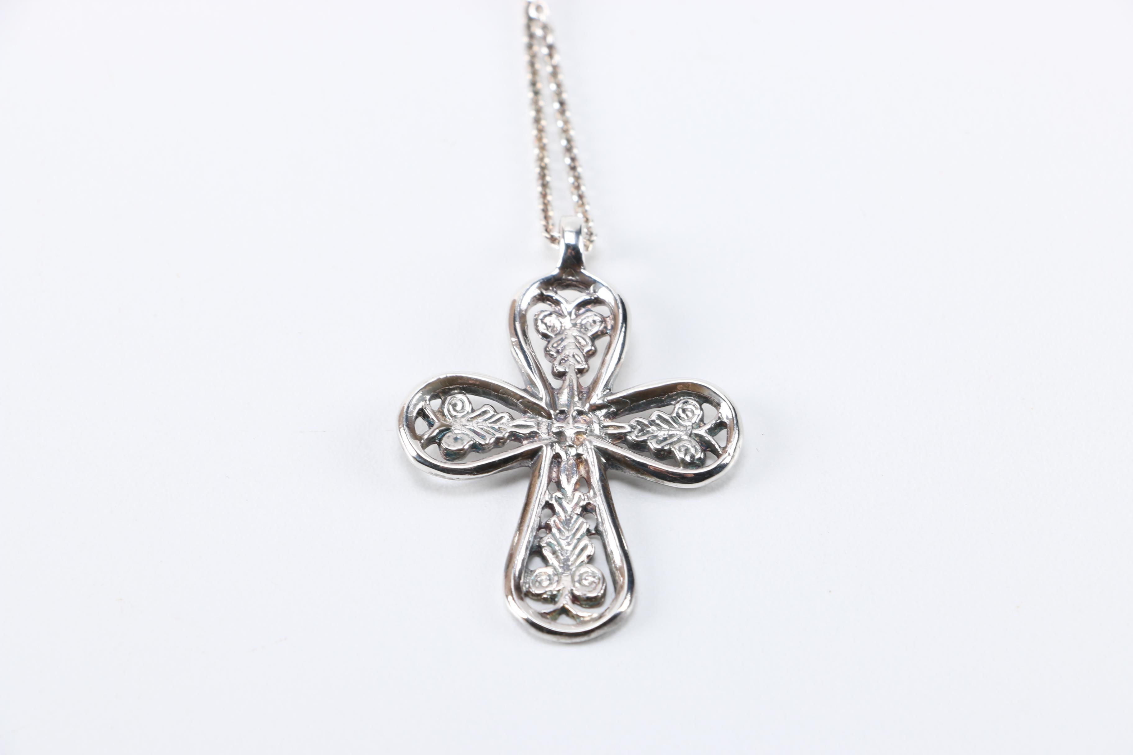 Metropolitan Museum of Art Sterling Silver Cross Necklaces