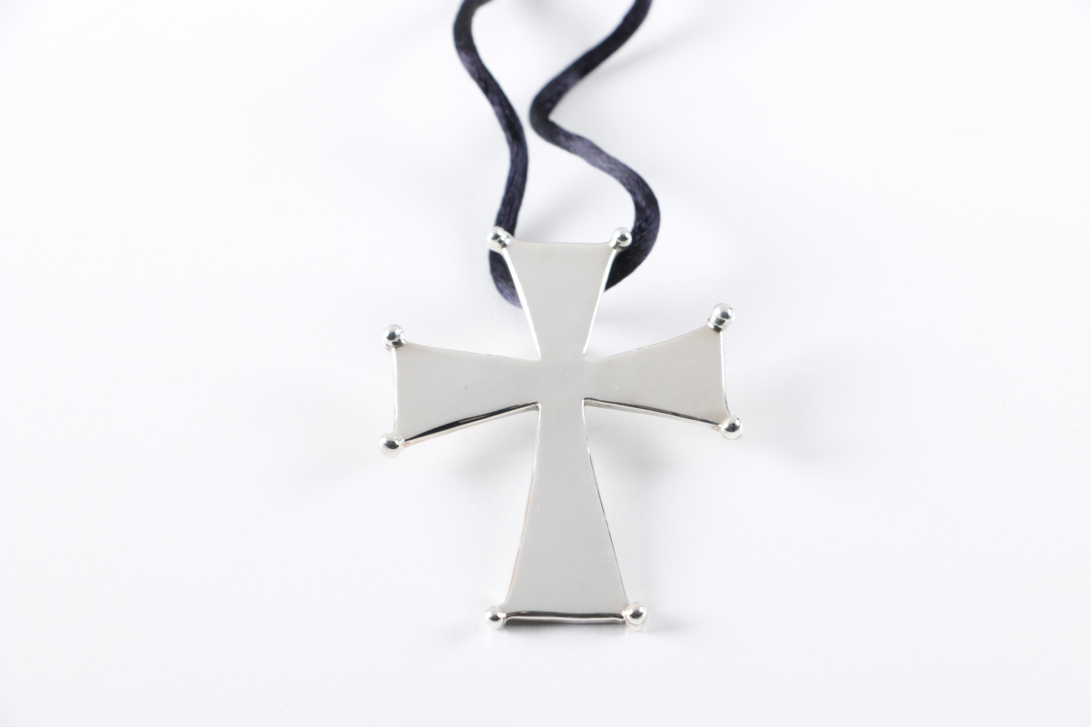 Metropolitan Museum of Art Sterling Silver Cross Necklaces