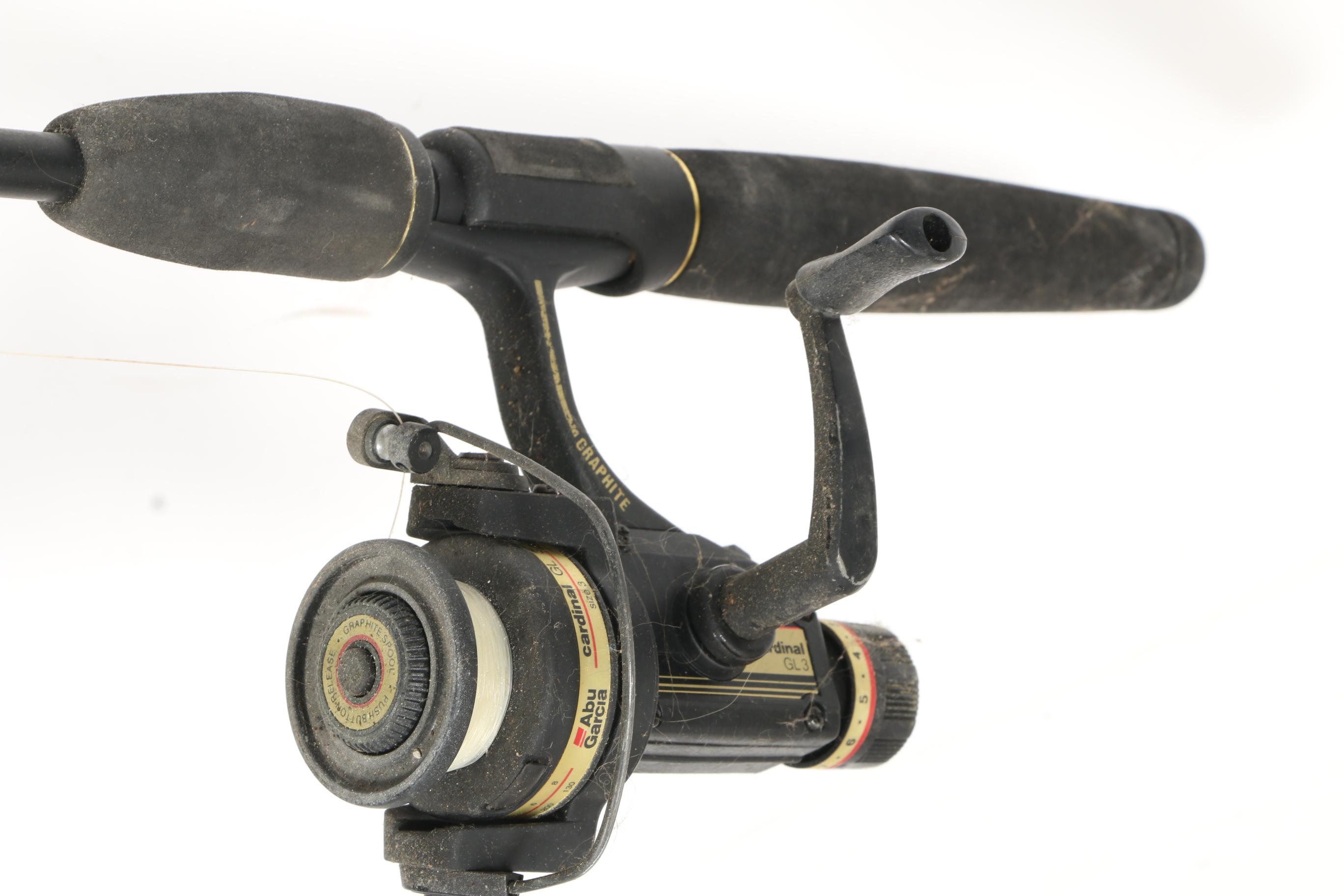 Assortment of Fishing Rods and Reels