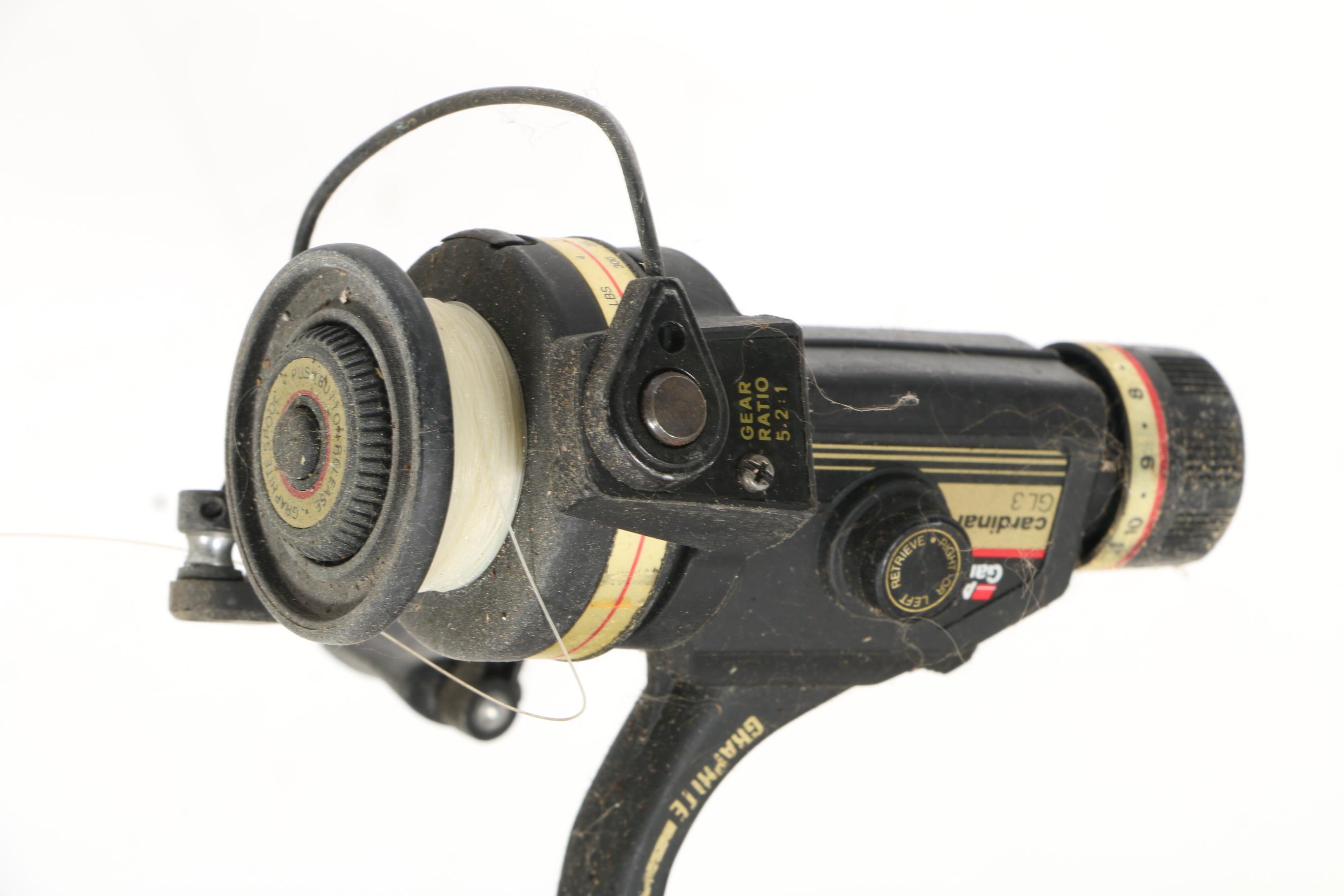 Assortment of Fishing Rods and Reels