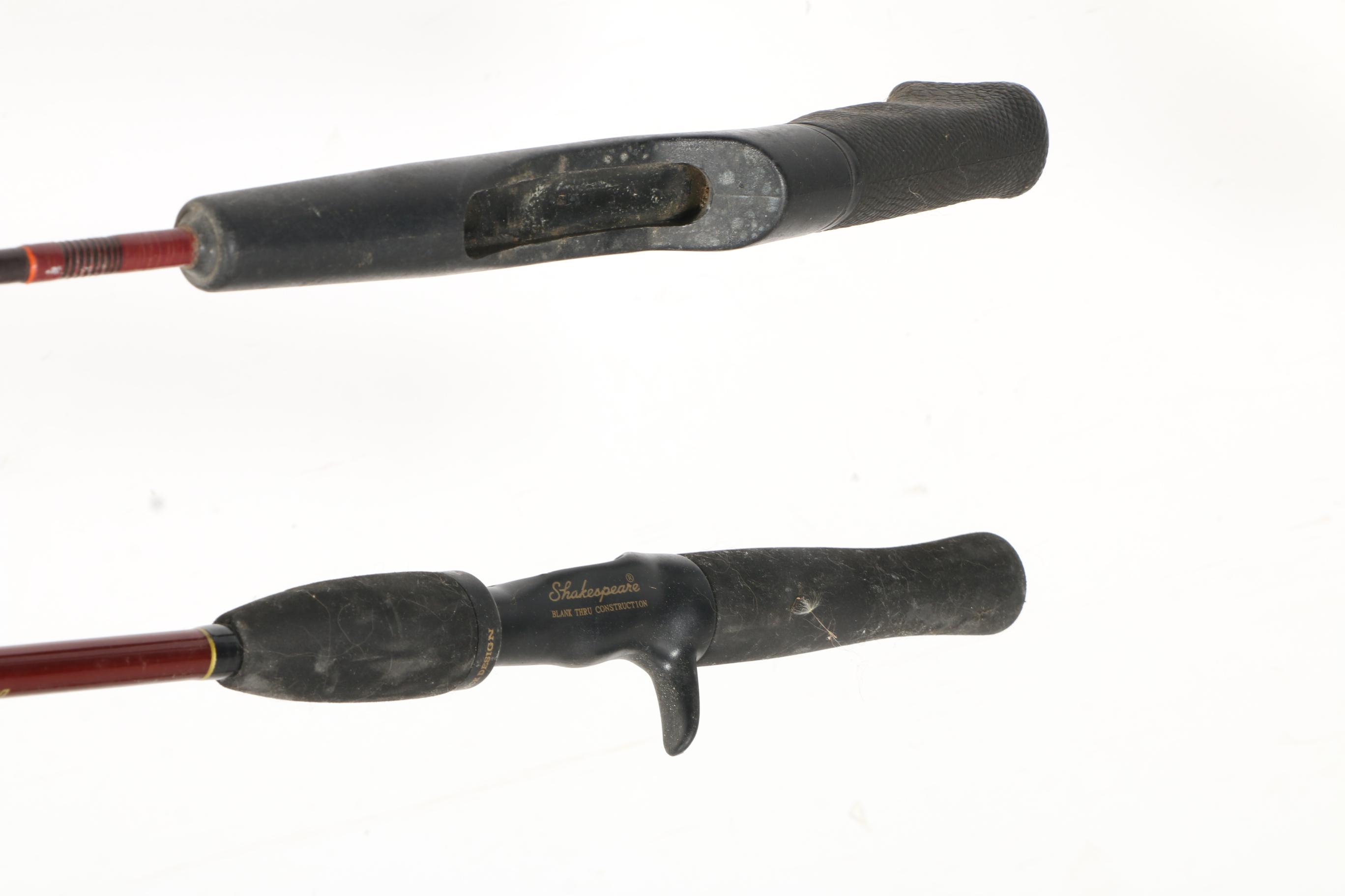 Assortment of Fishing Rods and Reels