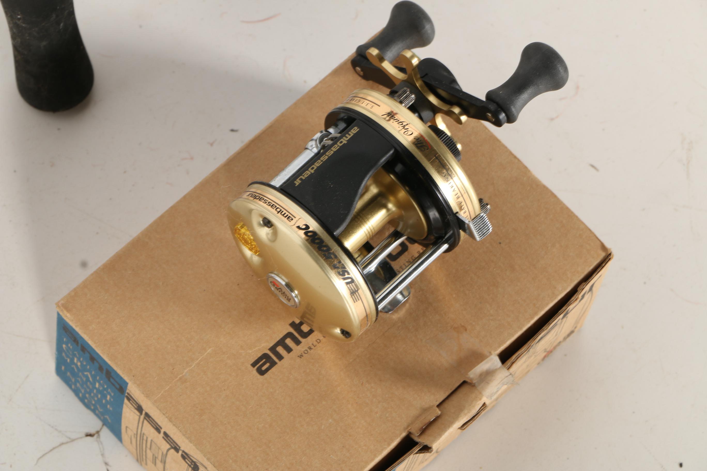 Assortment of Fishing Rods and Reels