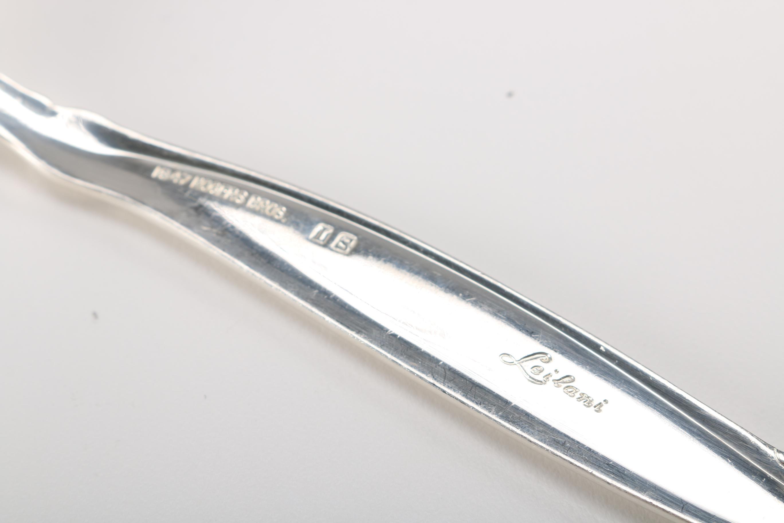 Rogers Brothers "Springtime" and "Leilani" Silver Plated Serving Utensils