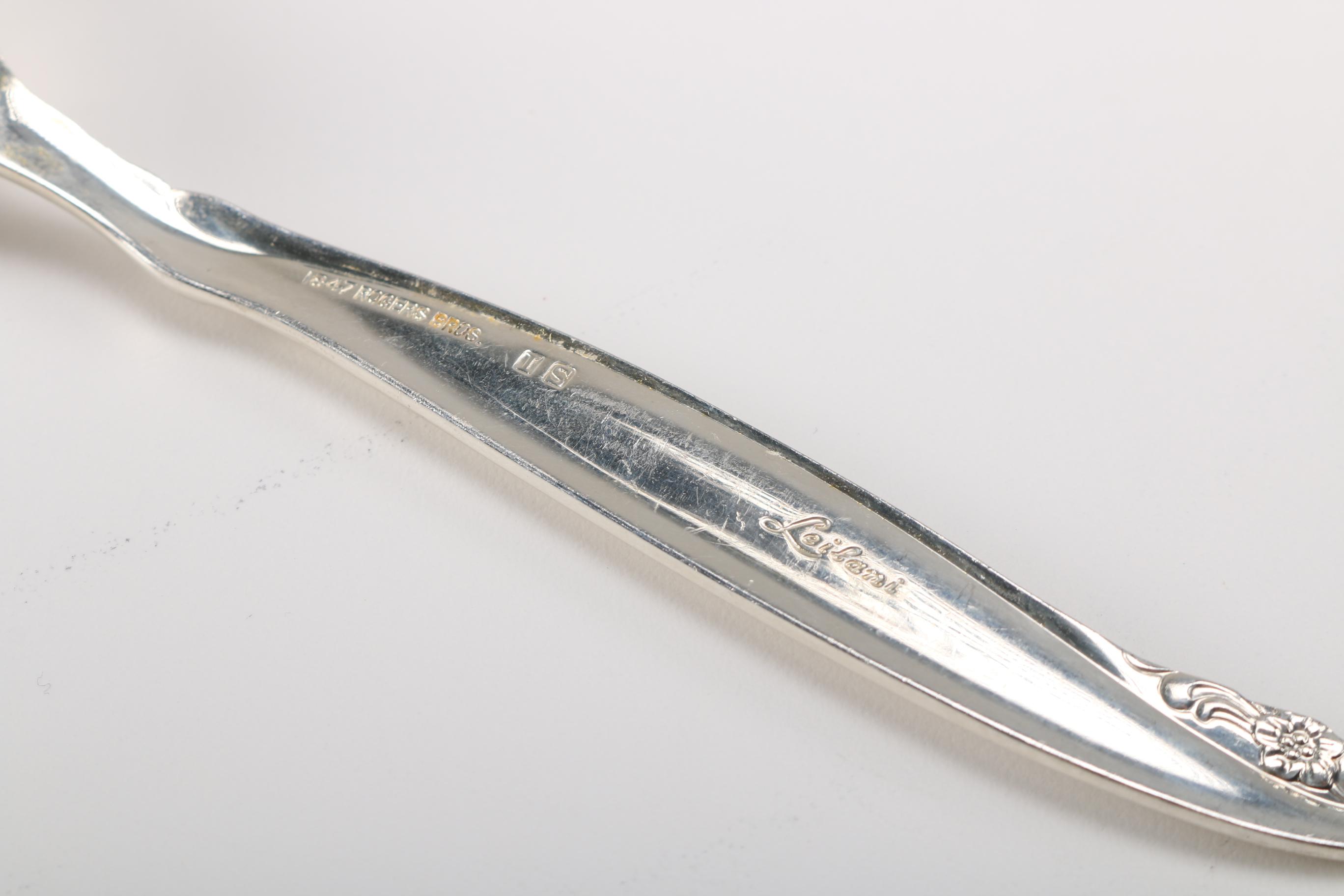 Rogers Brothers "Springtime" and "Leilani" Silver Plated Serving Utensils