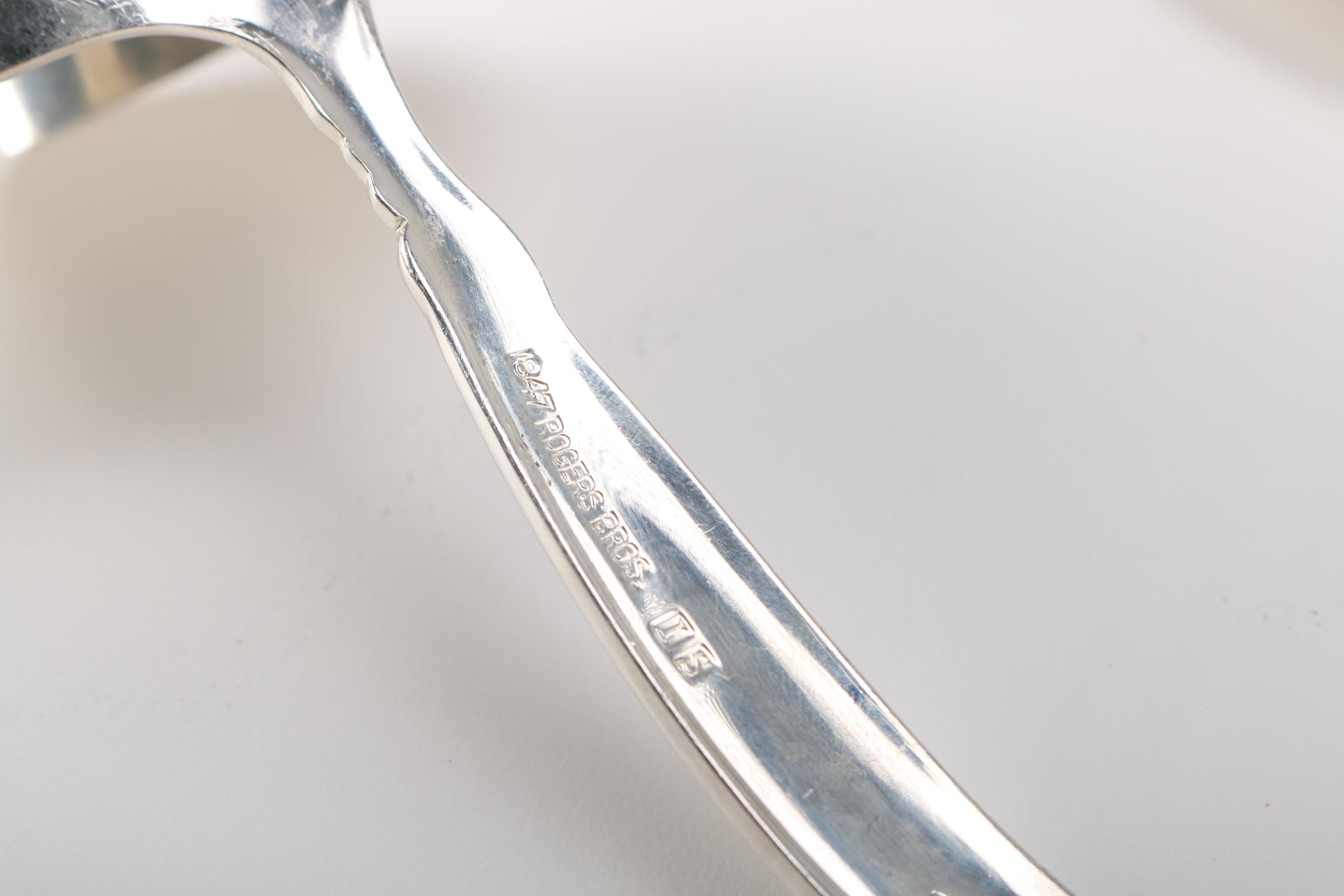 Rogers Brothers "Springtime" and "Leilani" Silver Plated Serving Utensils