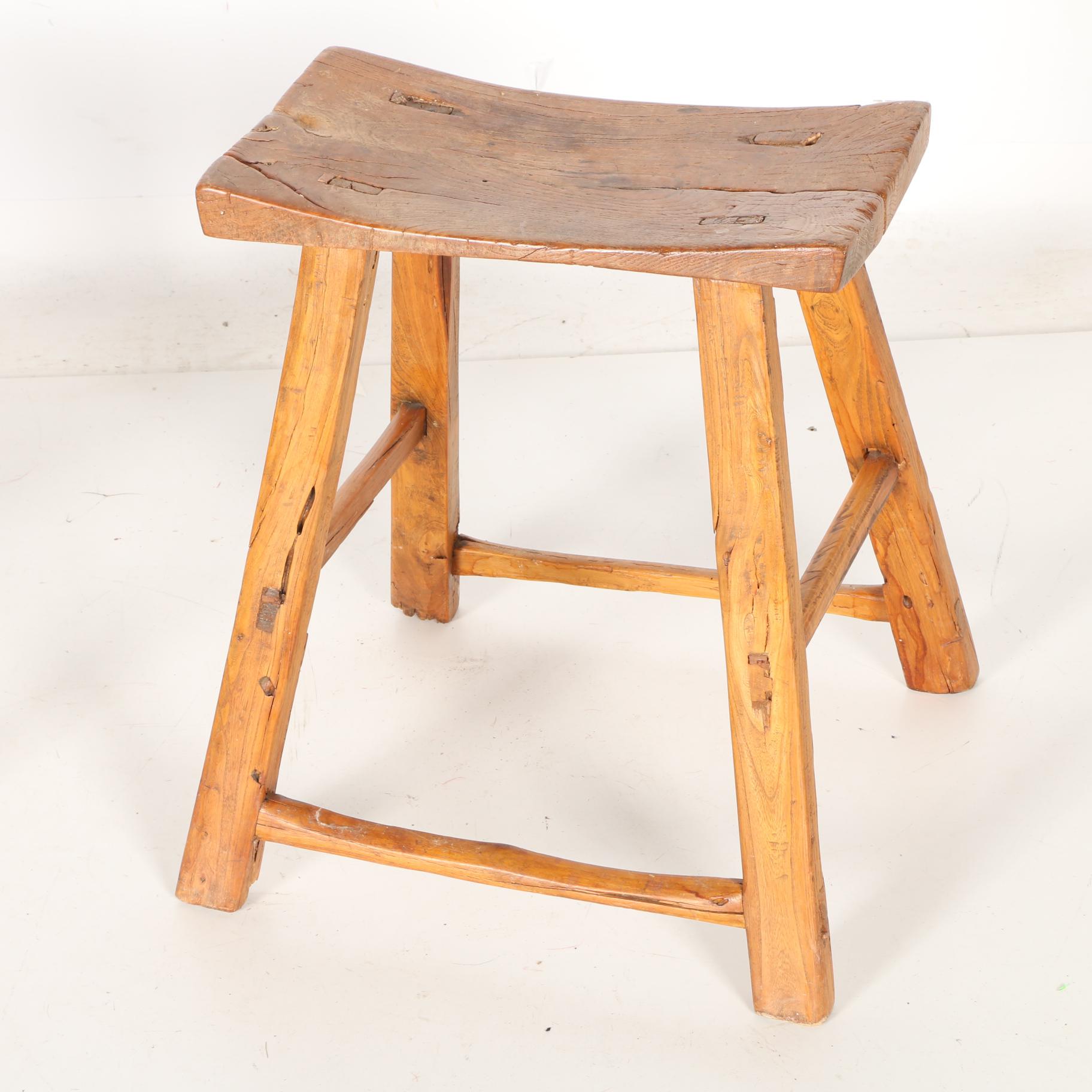 Vintage Oak Stools