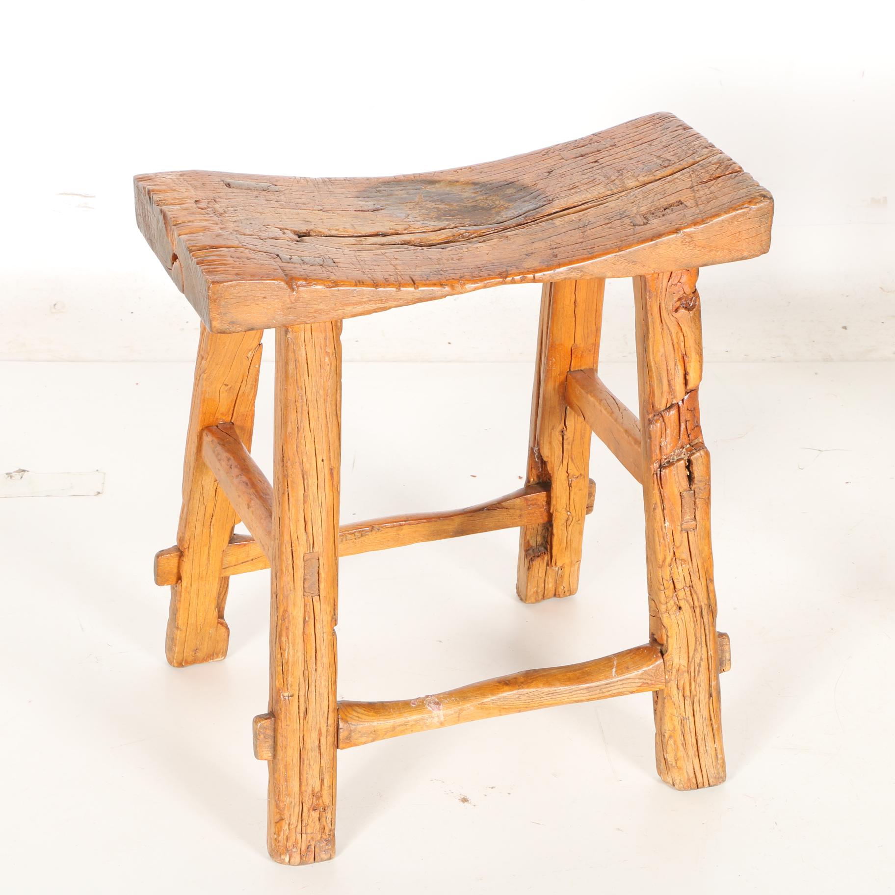 Vintage Oak Stools
