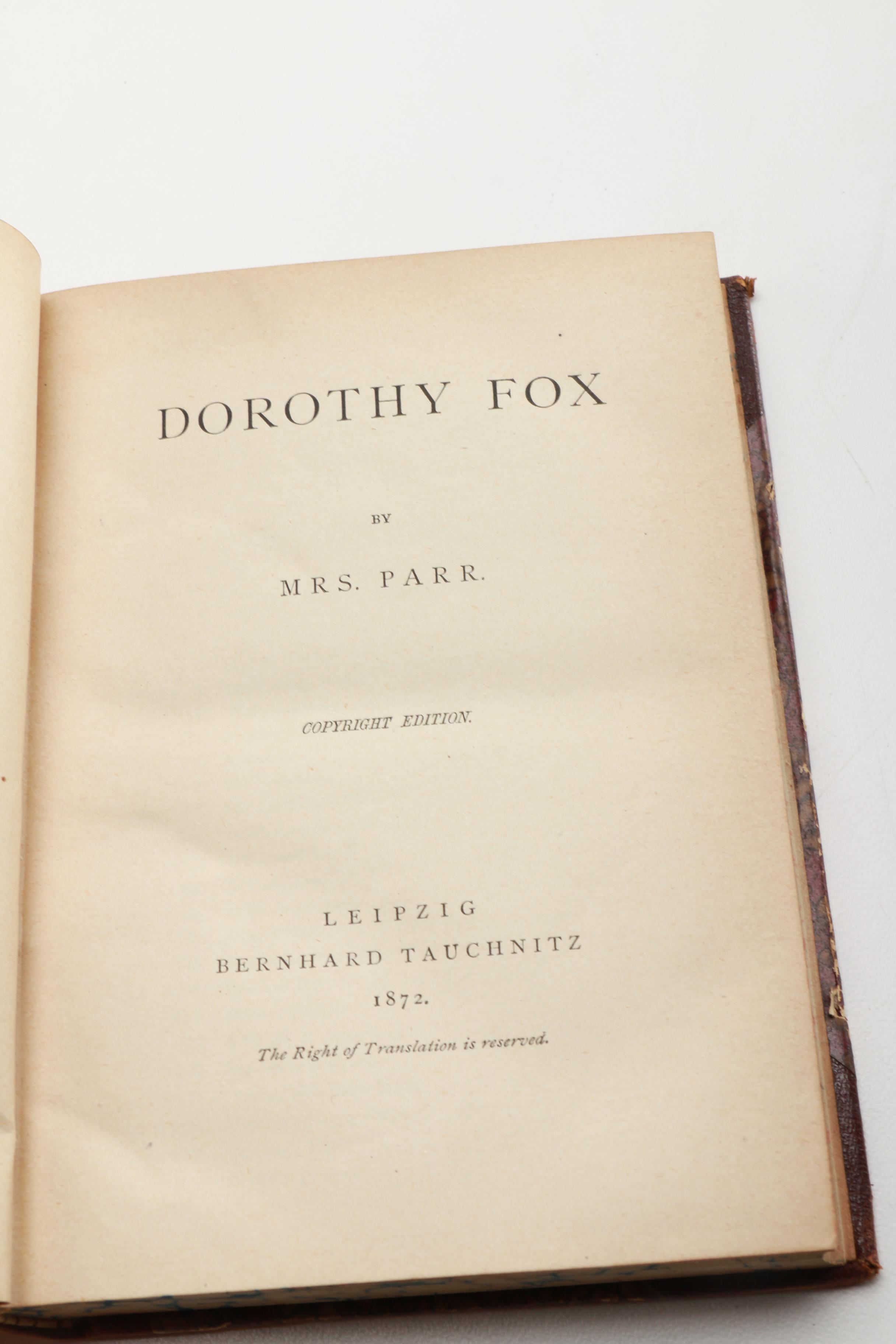 "Collection of British Authors" Tauchnitz Edition