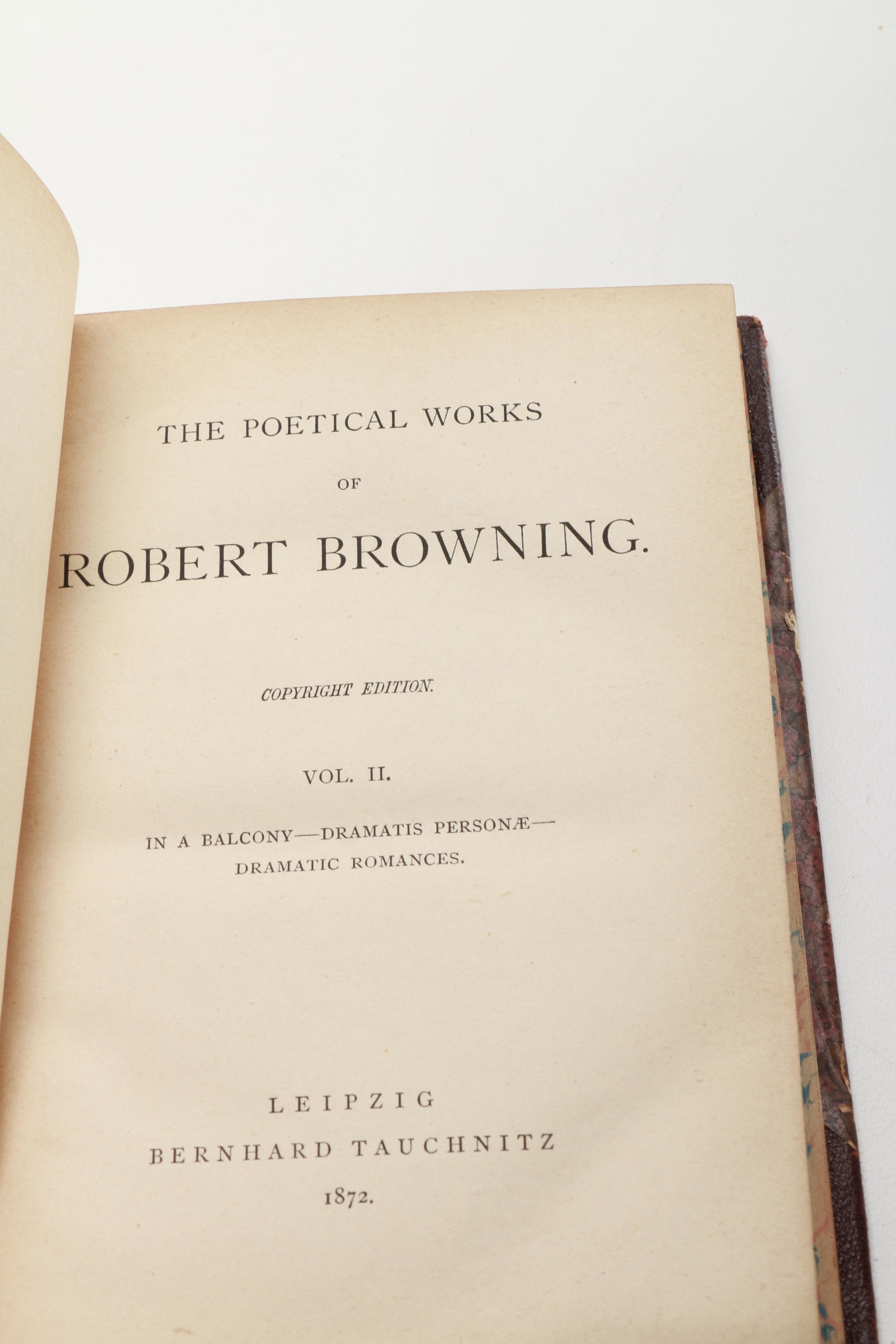 "Collection of British Authors" Tauchnitz Edition